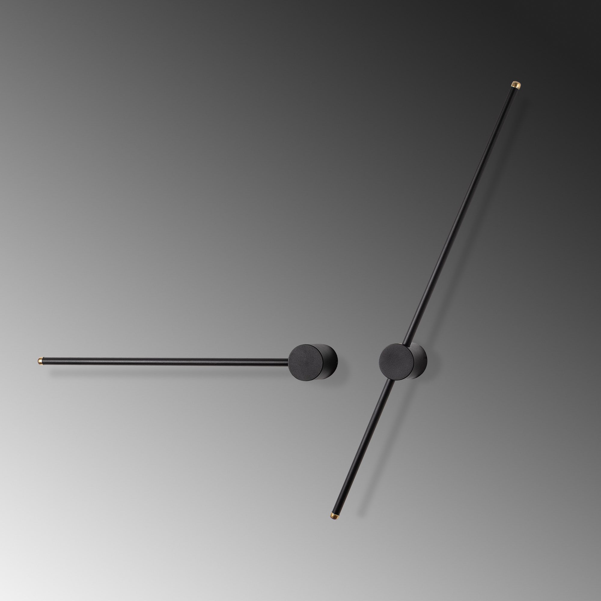 Lampa ścienna Walriefle x2 czarna