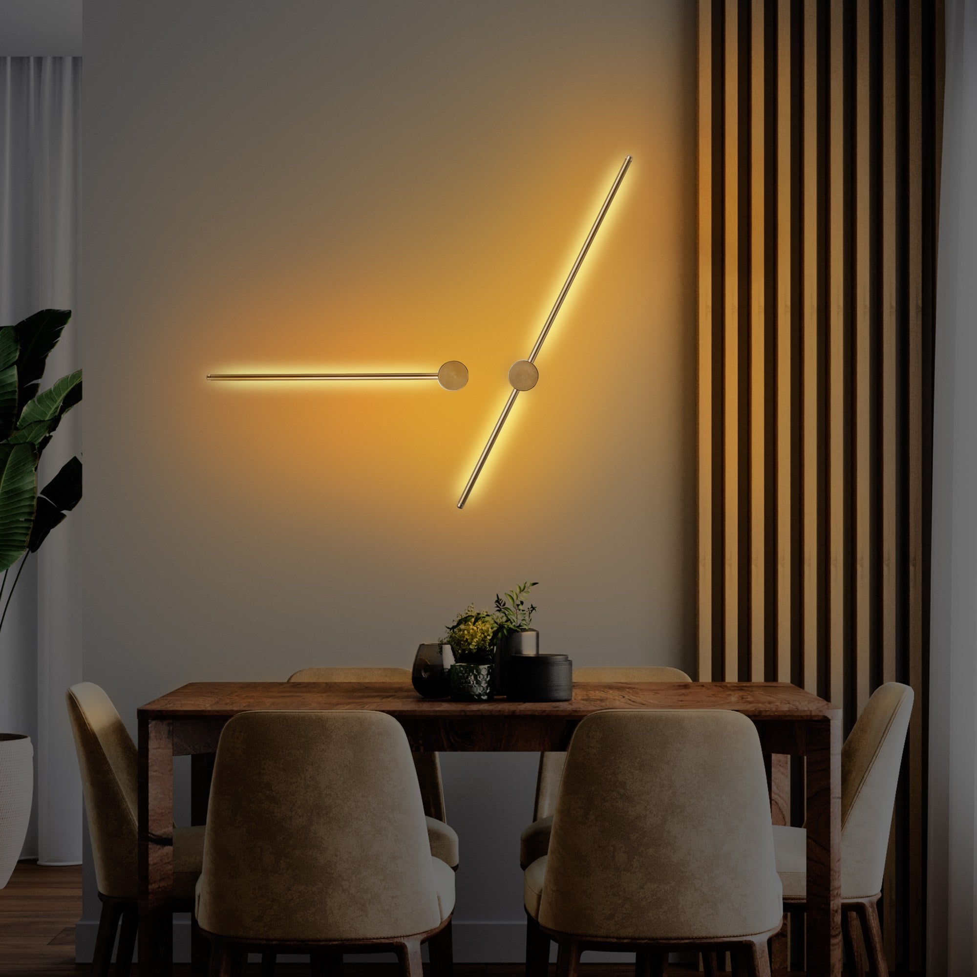 Lampa ścienna Walriefle x2 złota