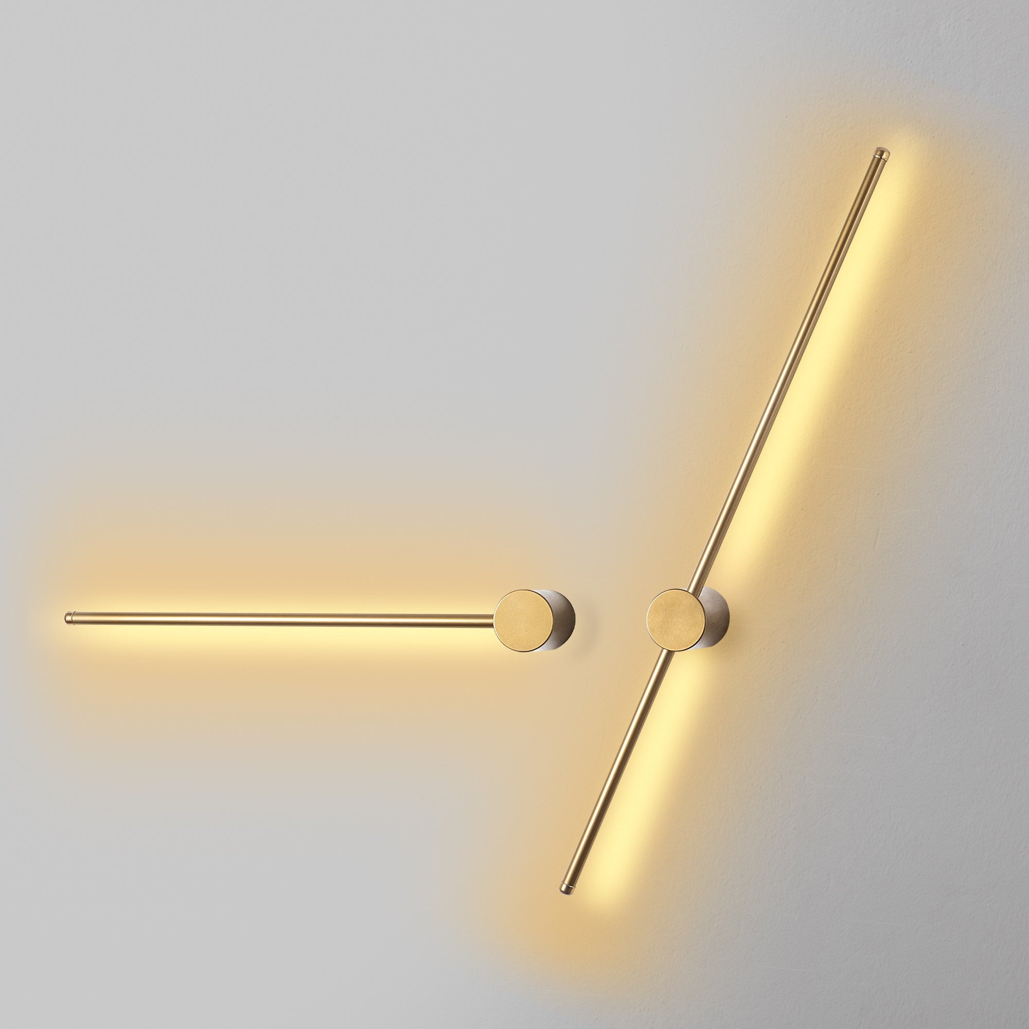 Lampa ścienna Walriefle x2 złota
