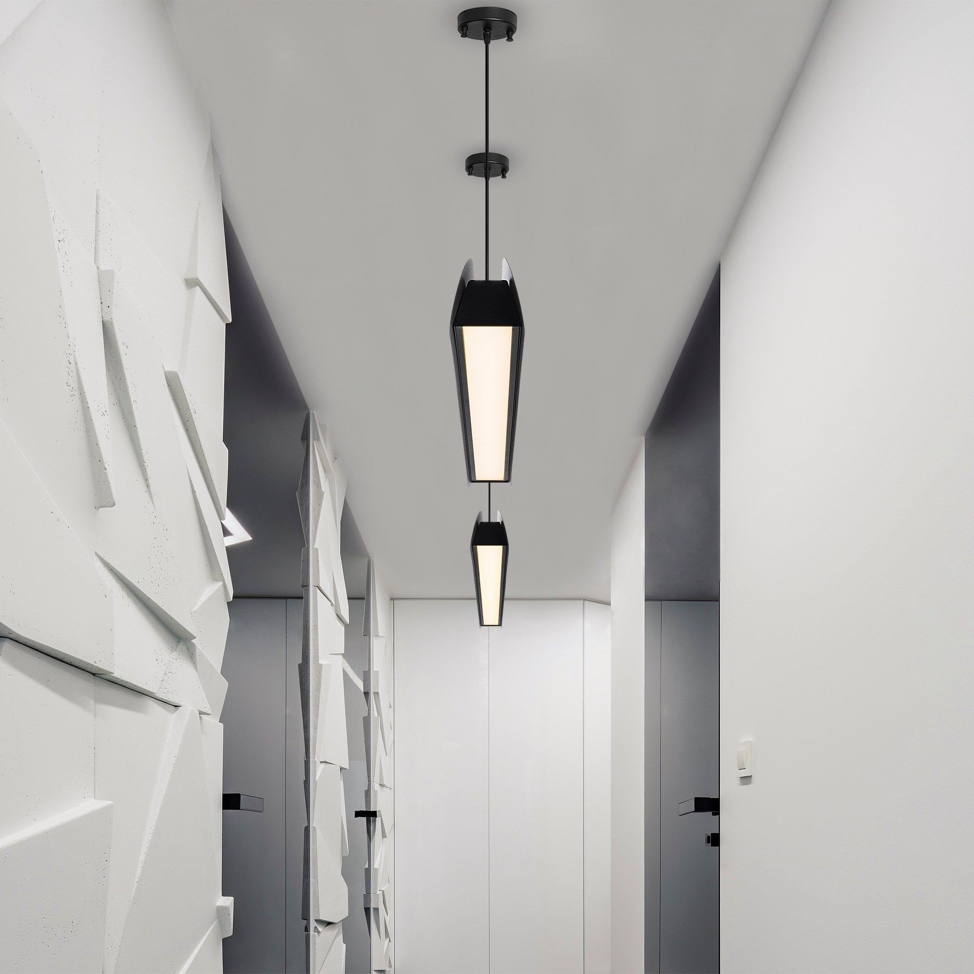 Lampa wisząca Fibening czarna