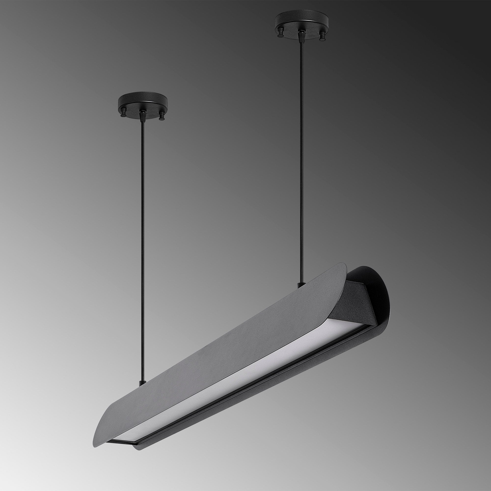 Lampa wisząca Fibening czarna