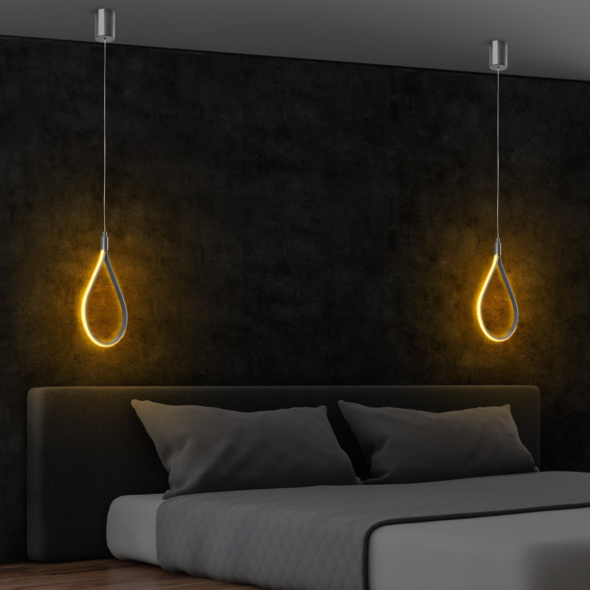 Lampa wisząca Gotory chromowana