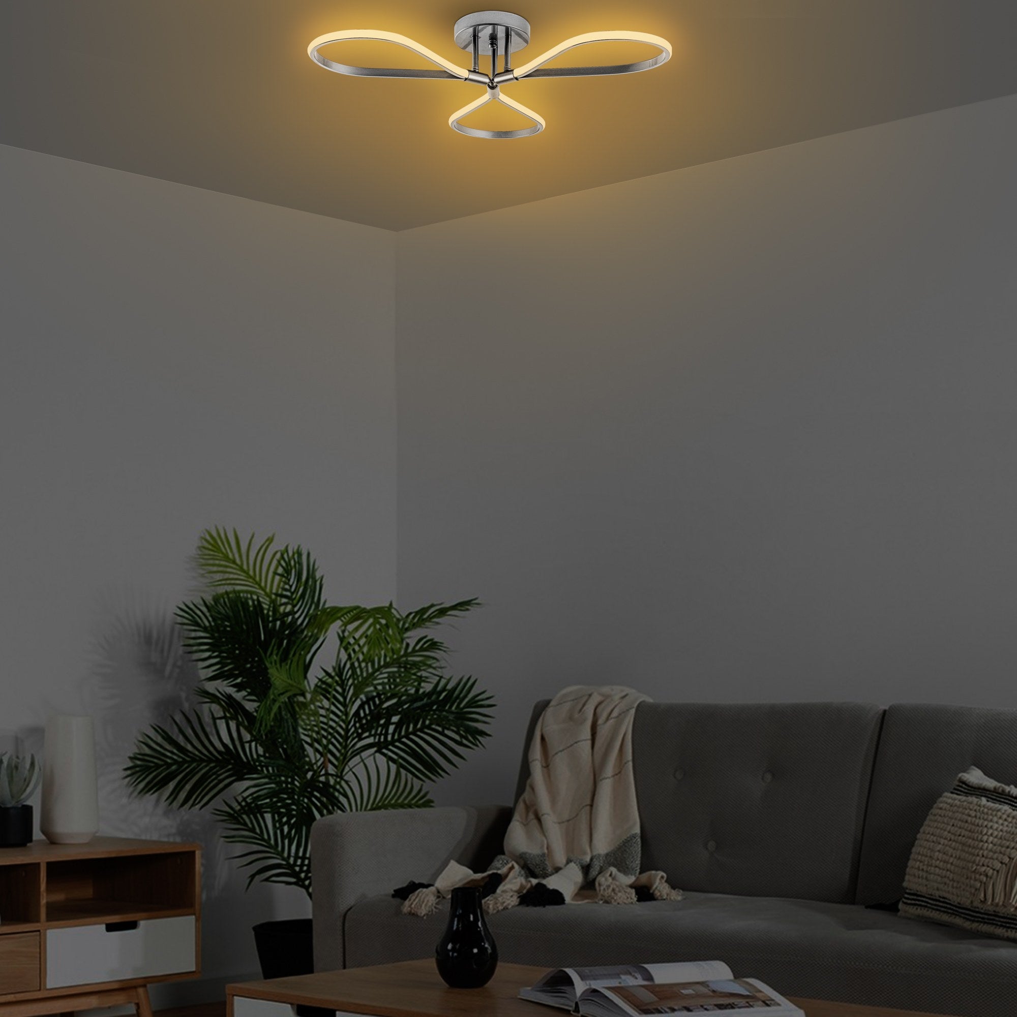 Lampa sufitowa Gotory chromowany