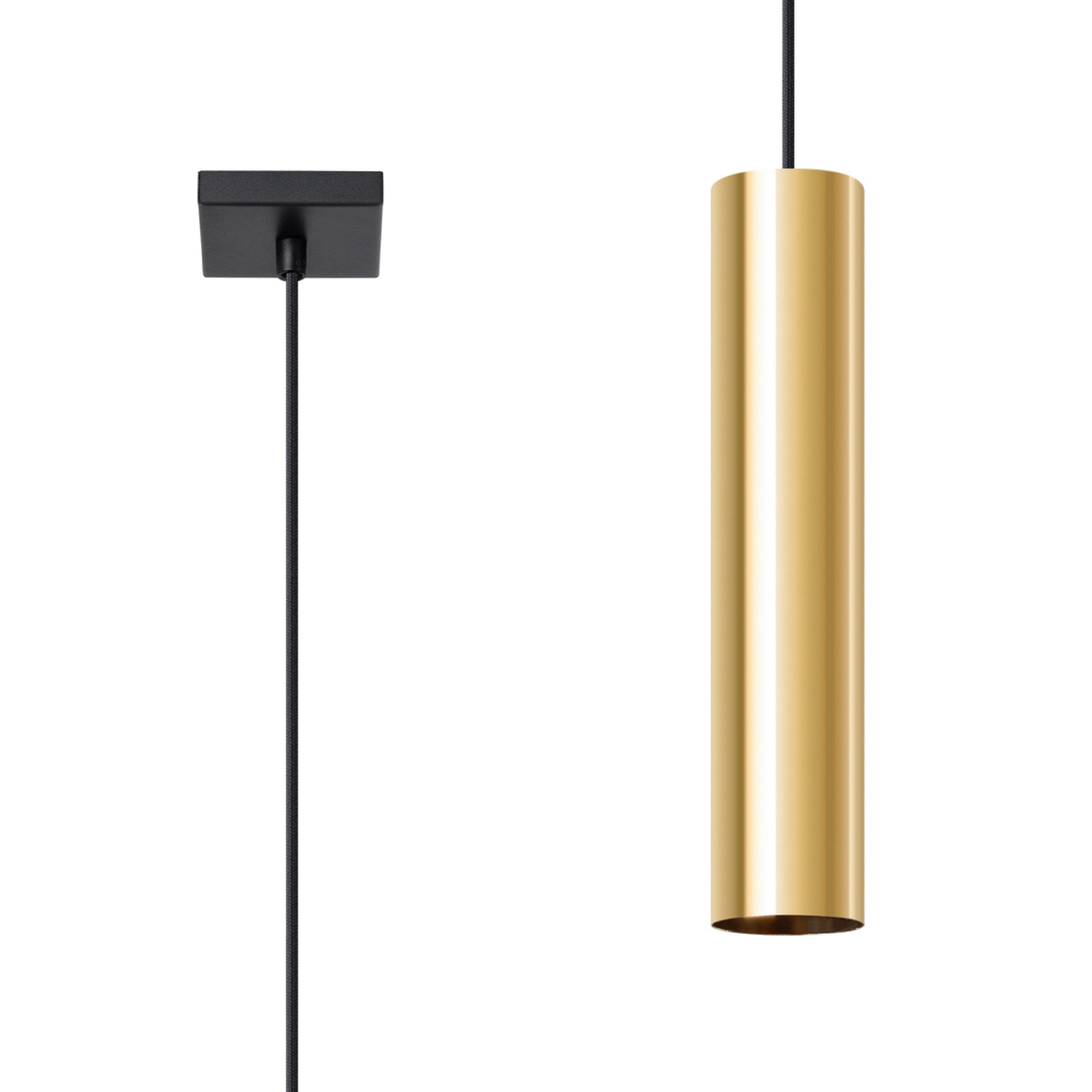 Lampa wisząca Lagos 1 złoty połysk