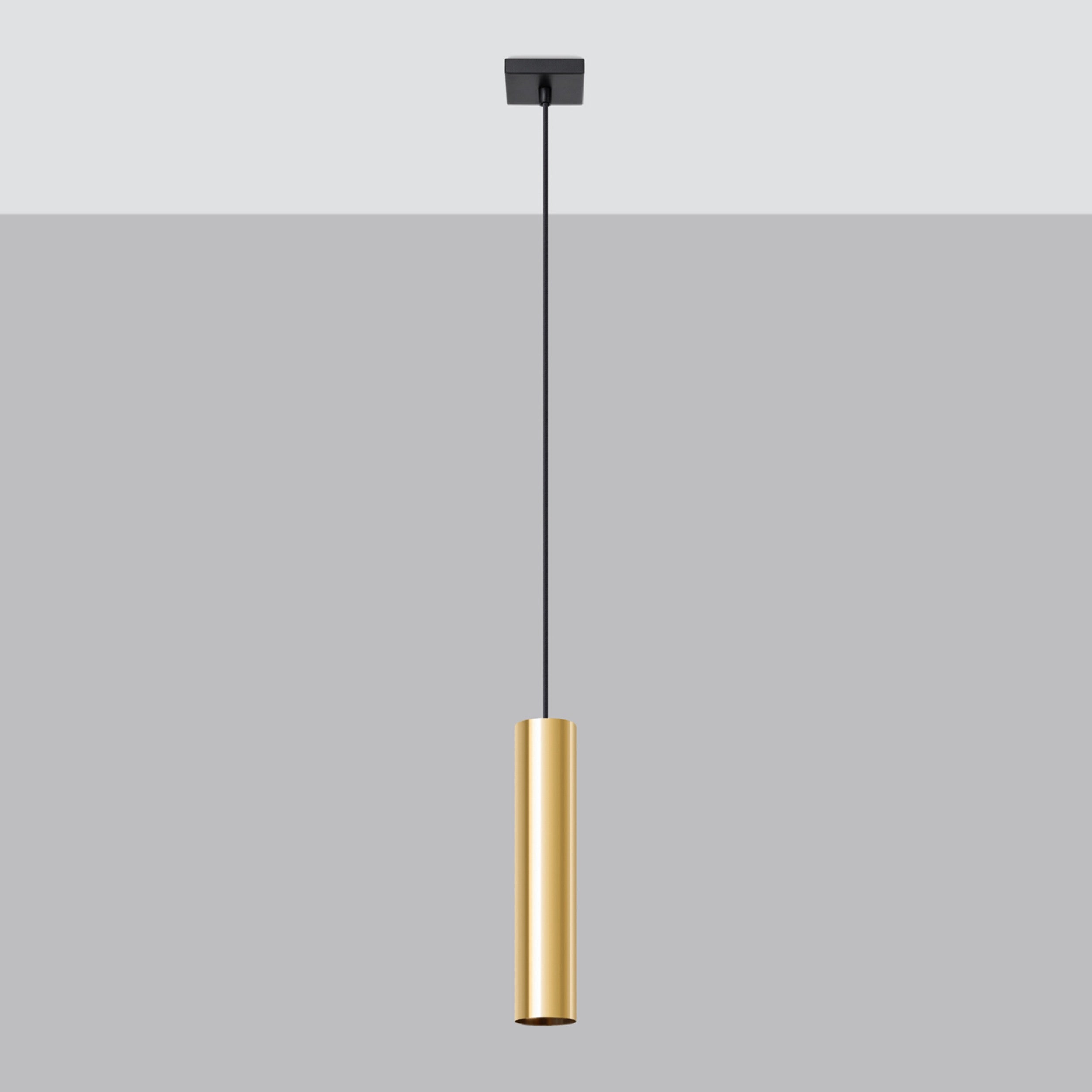 Lampa wisząca Lagos 1 złoty połysk