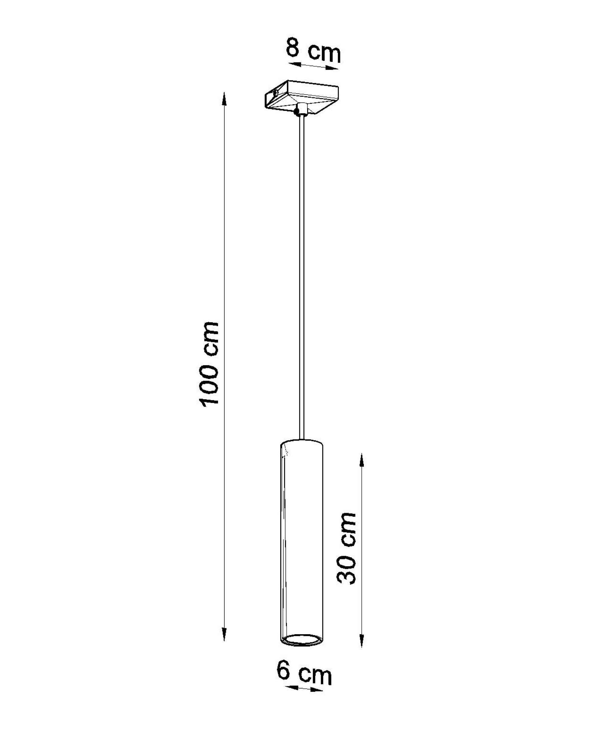Lampa wisząca Lagos 1 chrom
