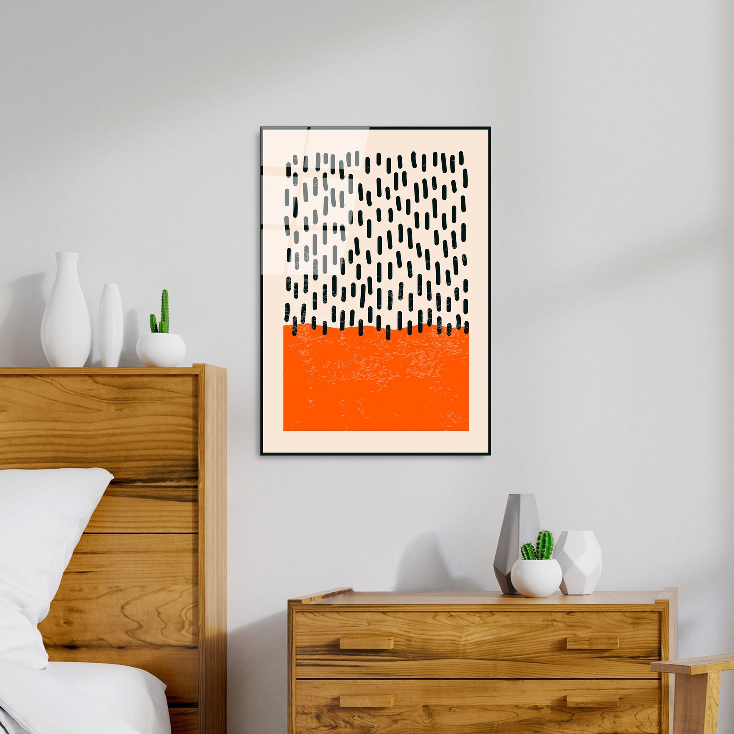 Obraz Onybill 65x45 cm czarny deszcz