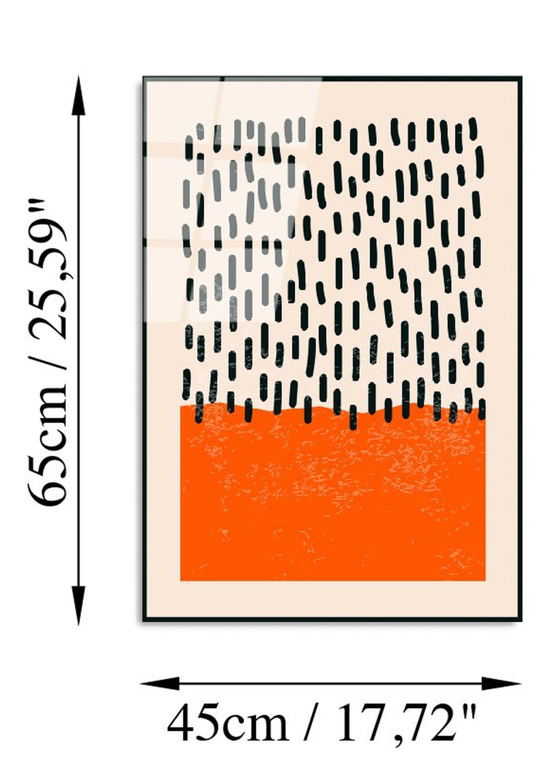 Obraz Onybill 65x45 cm czarny deszcz