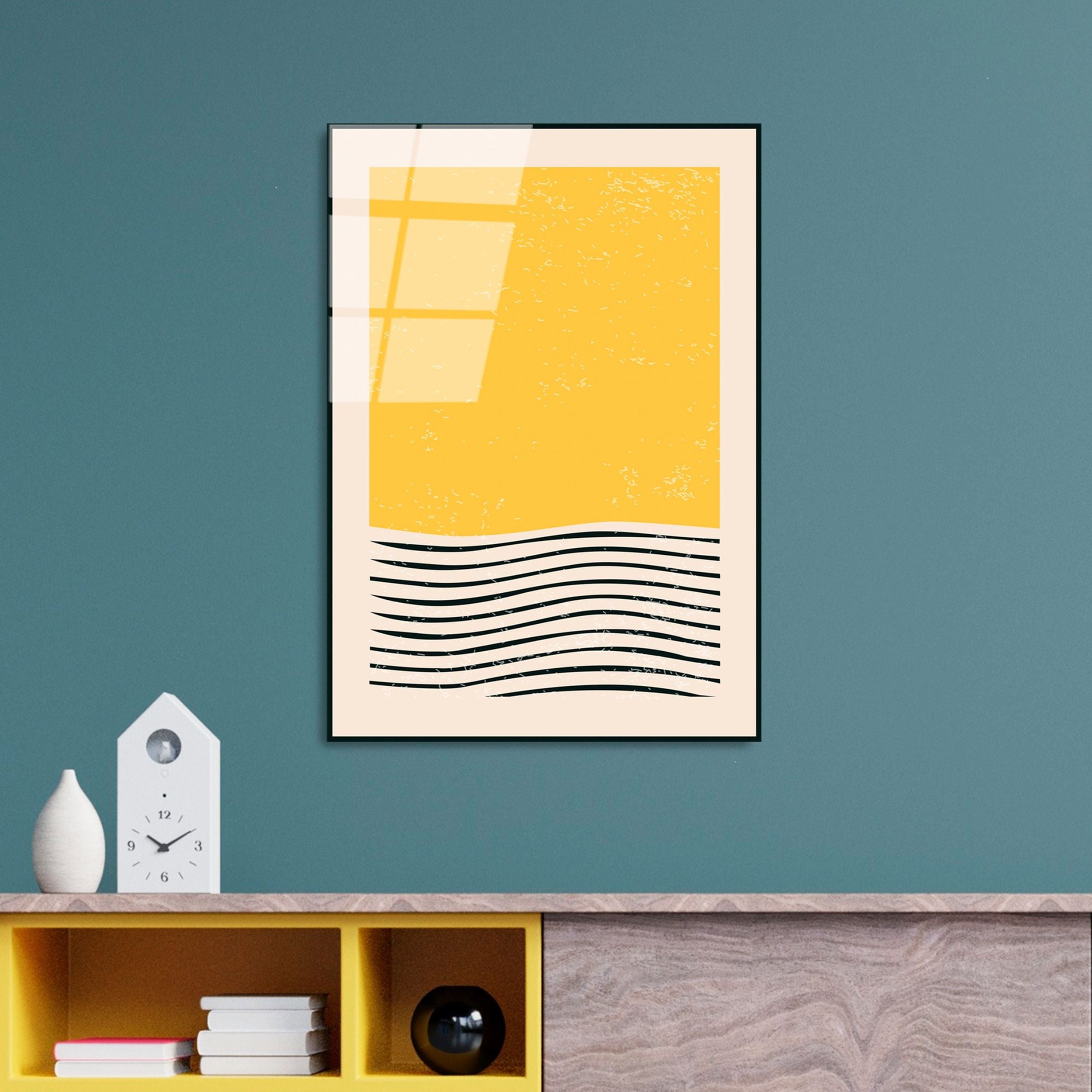 Obraz Onybill 65x45 cm żółte tło