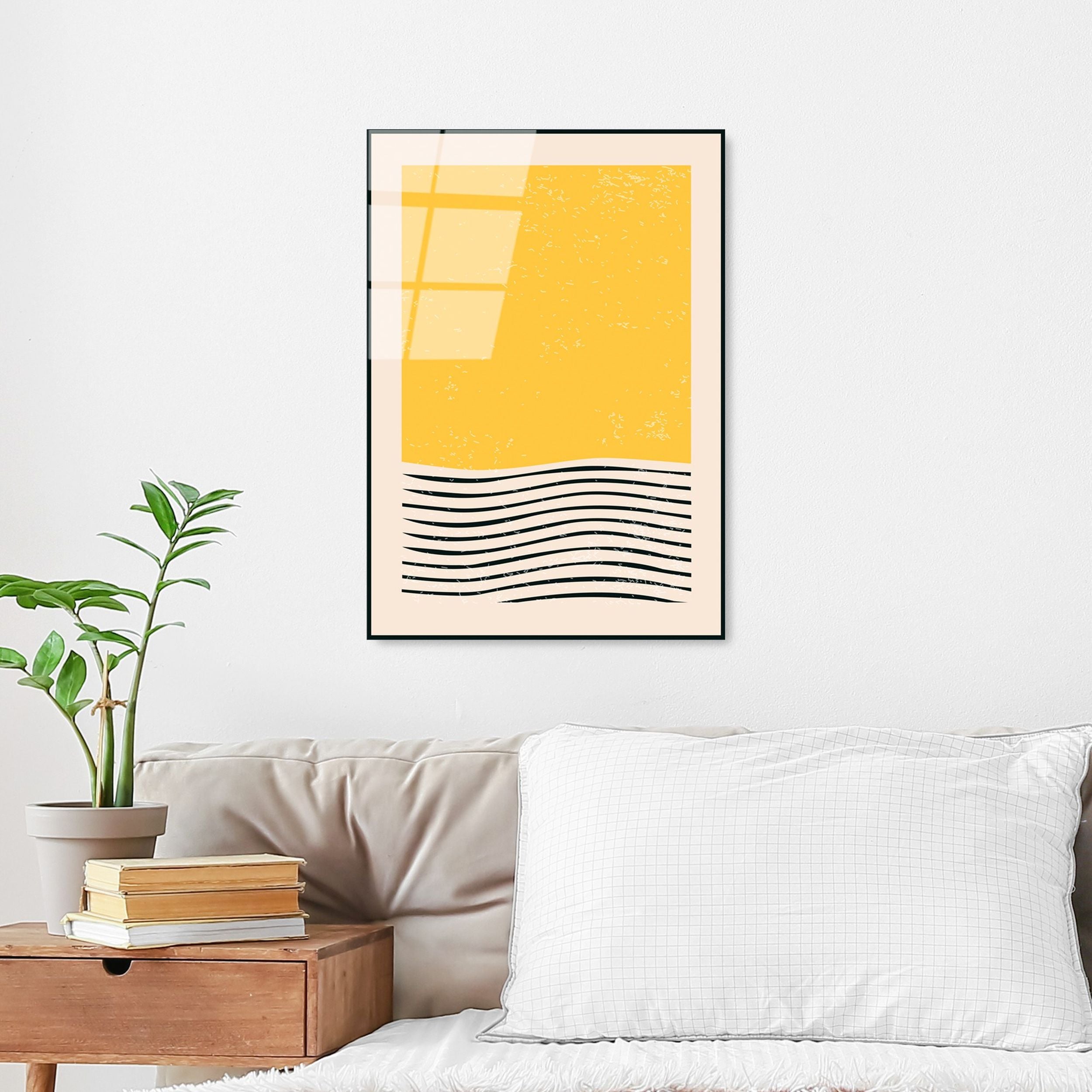 Obraz Onybill 65x45 cm żółte tło
