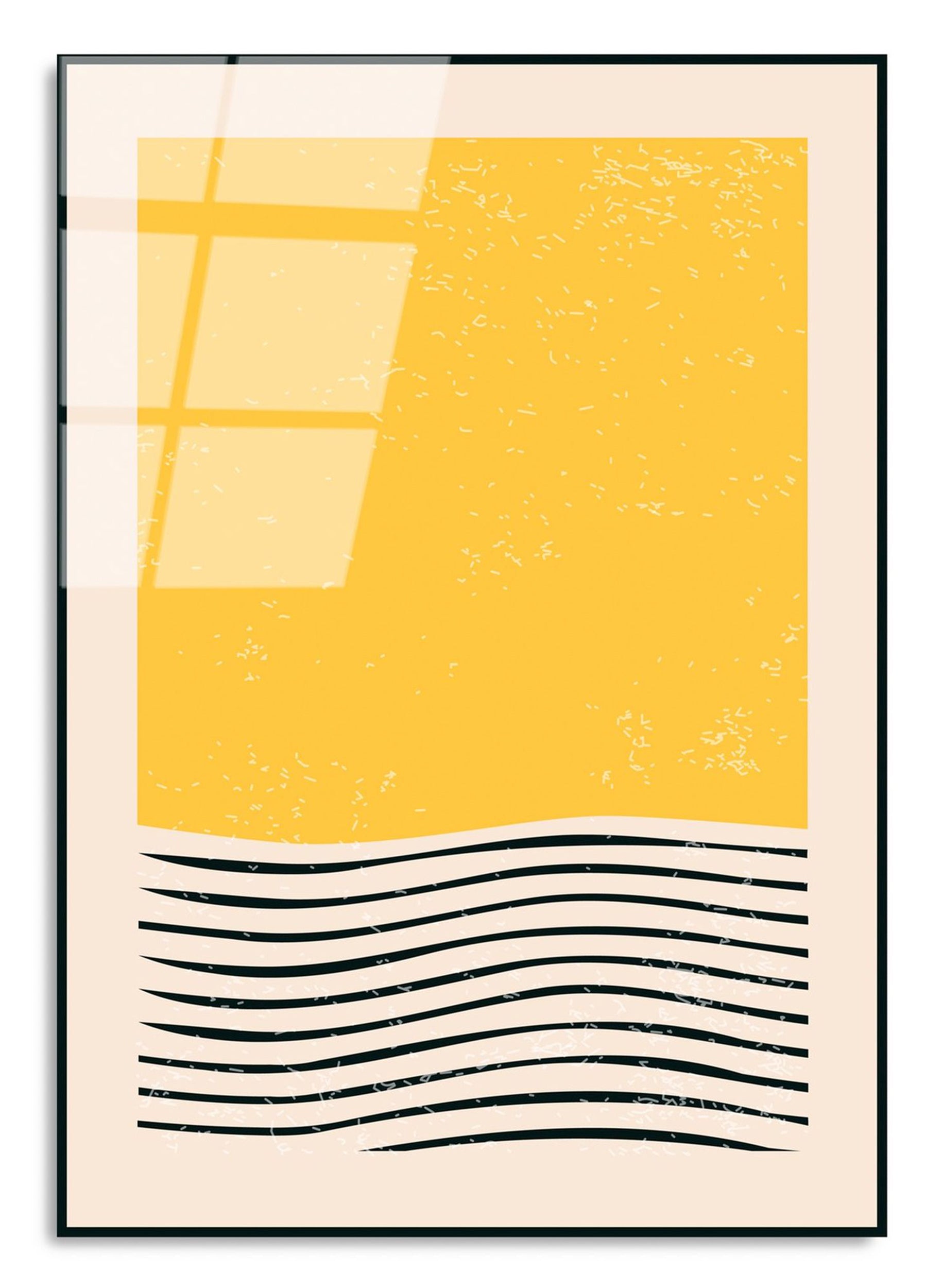 Obraz Onybill 65x45 cm żółte tło