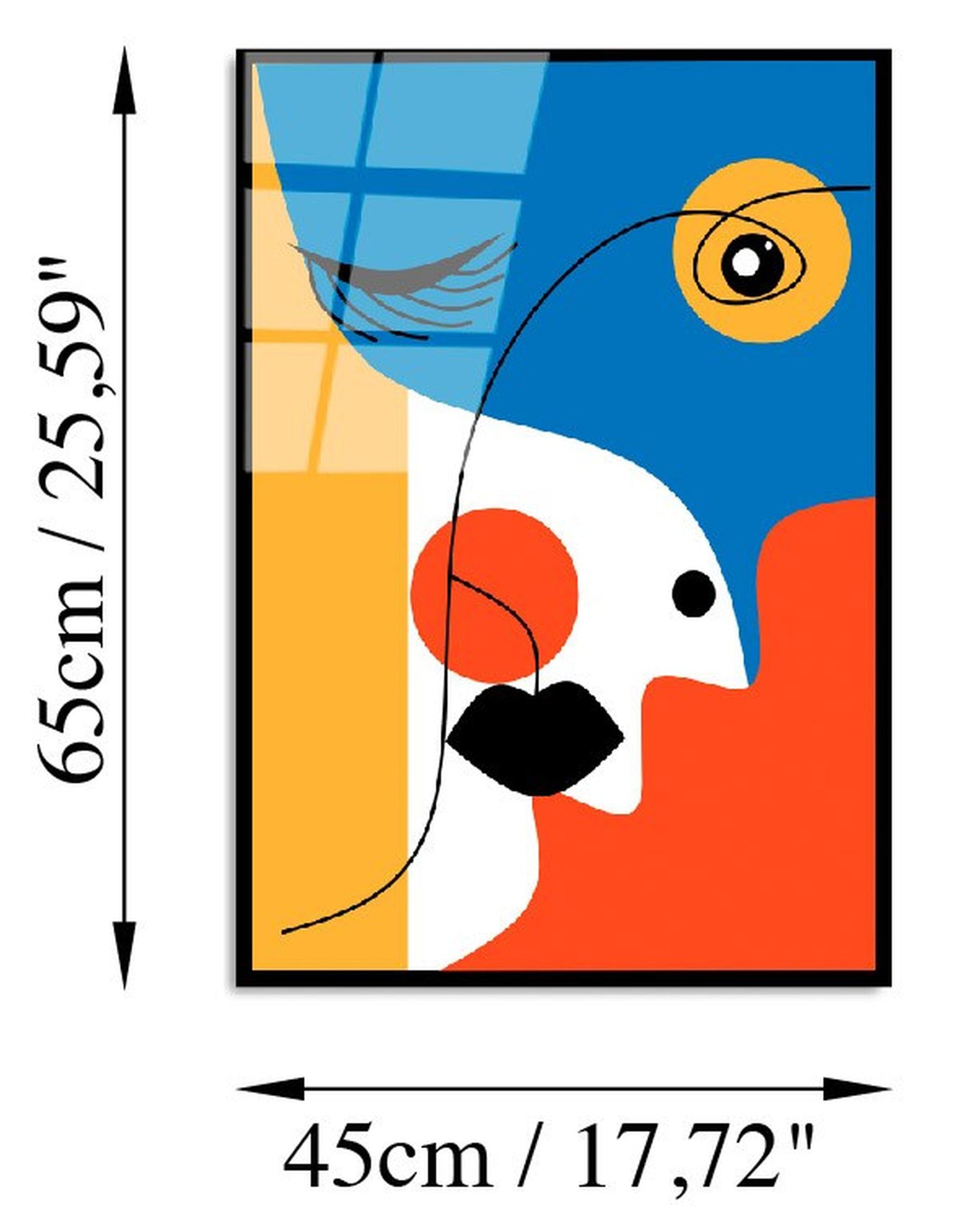 Obraz Onybill 65x45 cm twarz kobiety