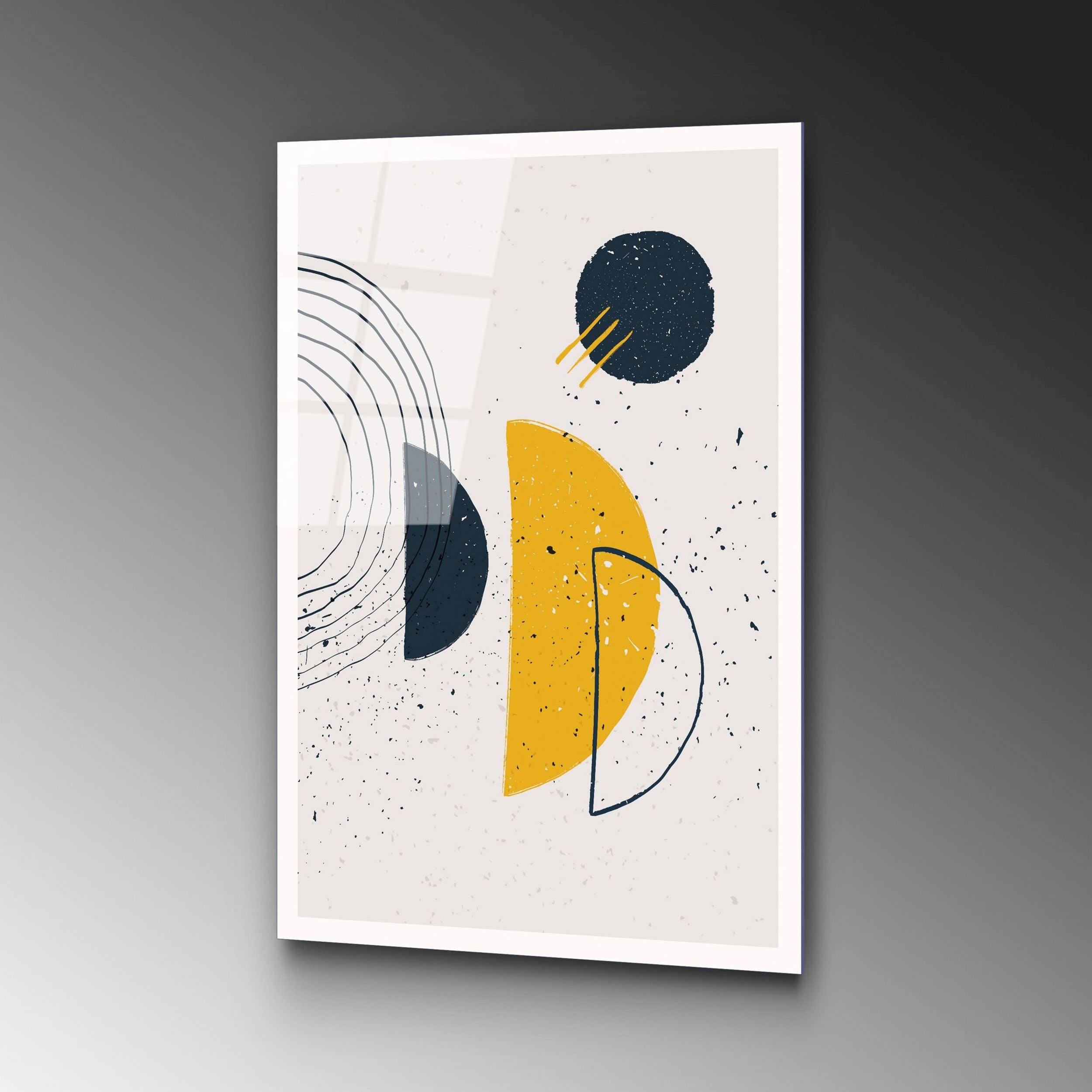 Obraz Onybill 65x45 cm z żółtymi akcentami