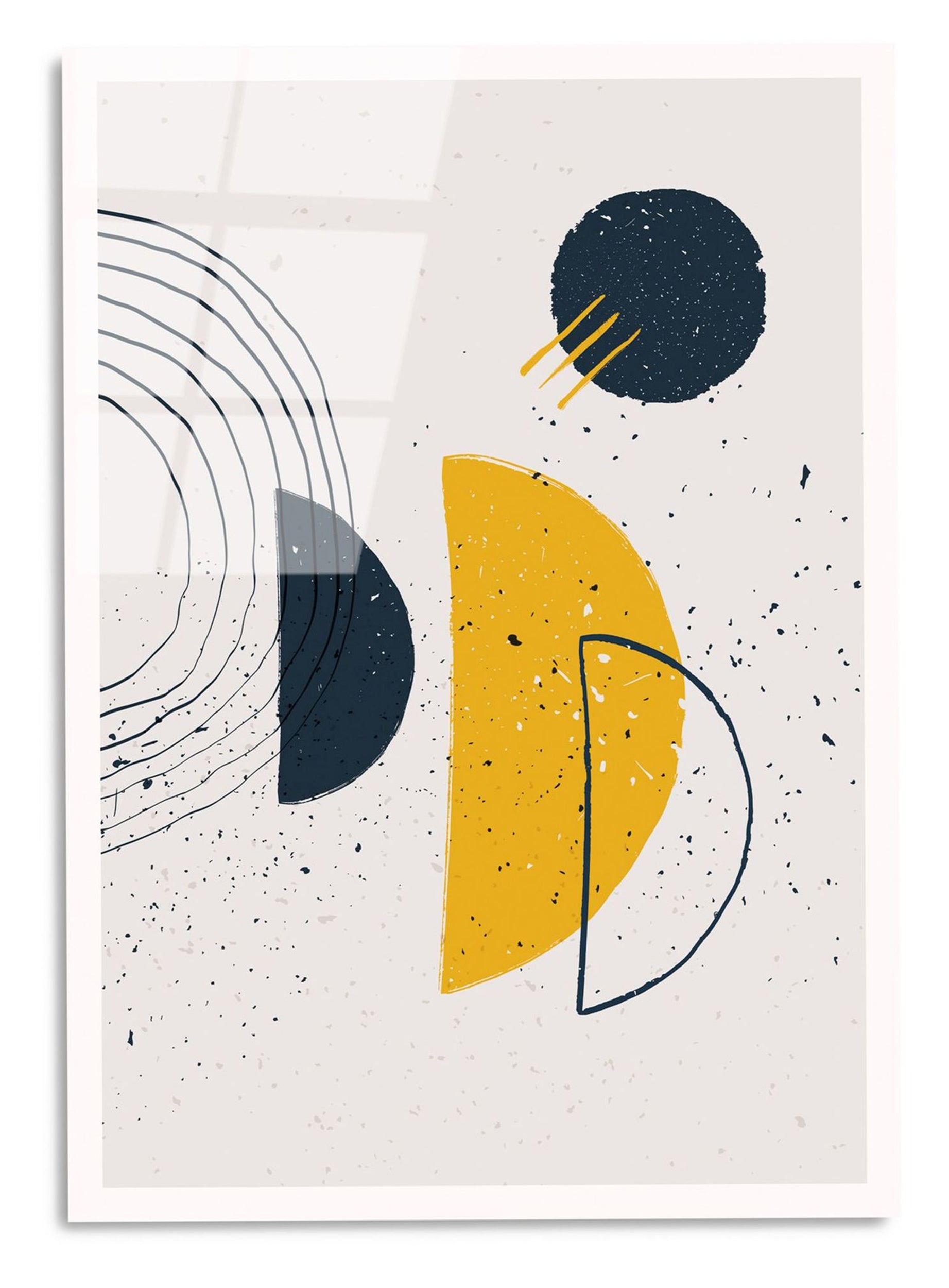 Obraz Onybill 65x45 cm z żółtymi akcentami
