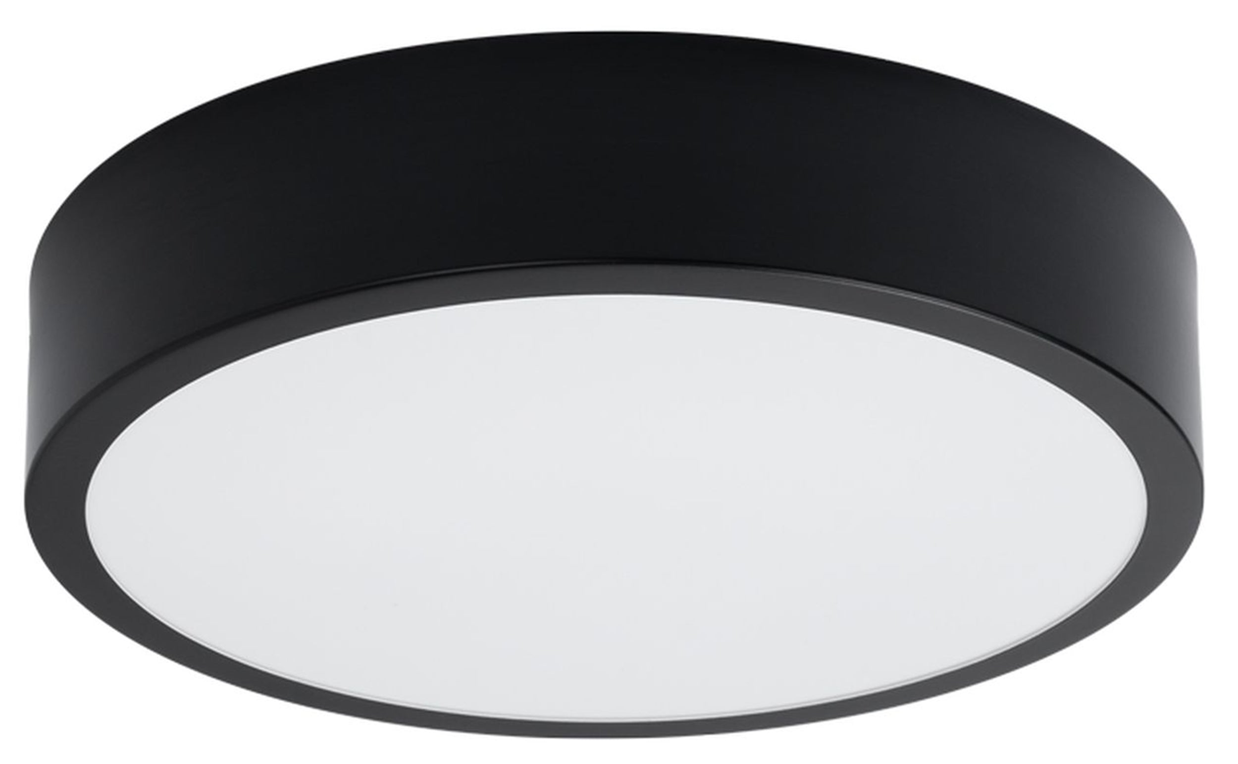 Plafon LED Sellinet średnica 30 cm czarny 3000K