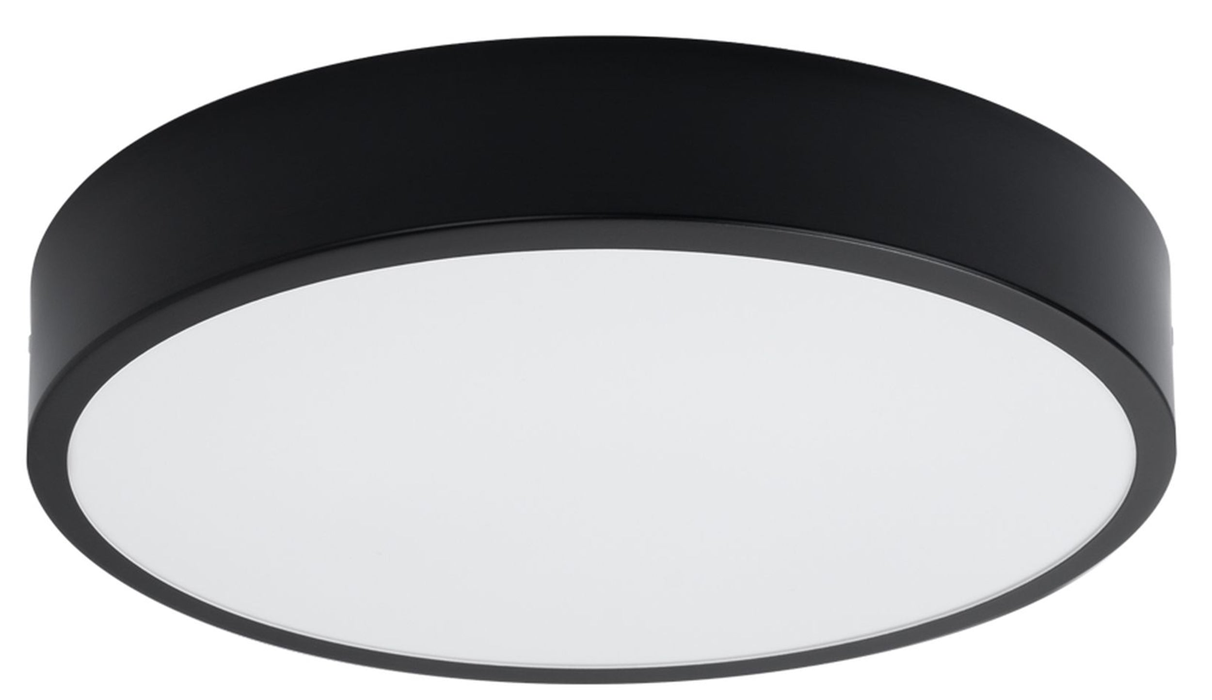 Plafon LED Sellinet średnica 40 cm czarny 3000K
