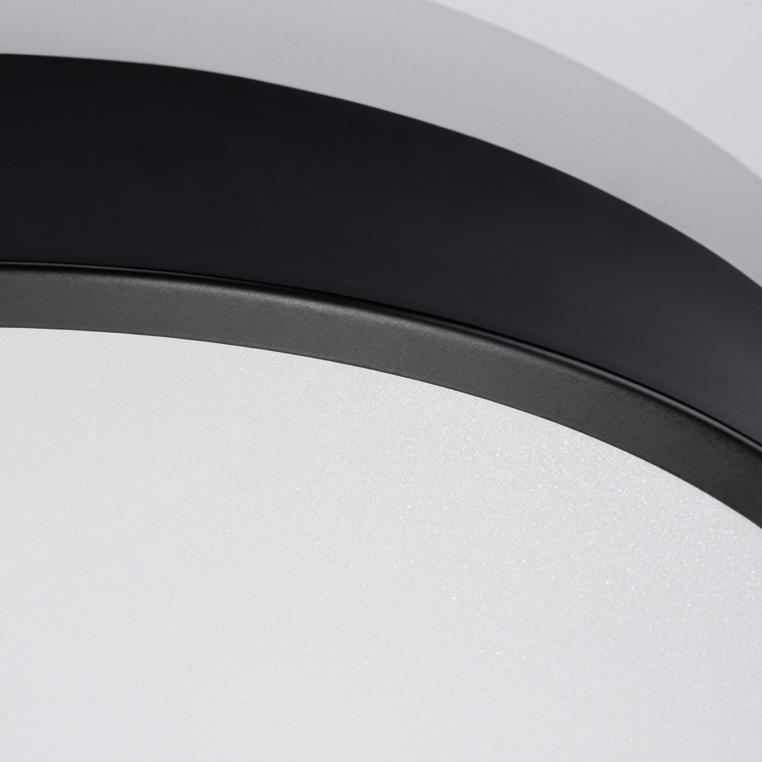 Plafon LED Sellinet średnica 40 cm czarny 3000K