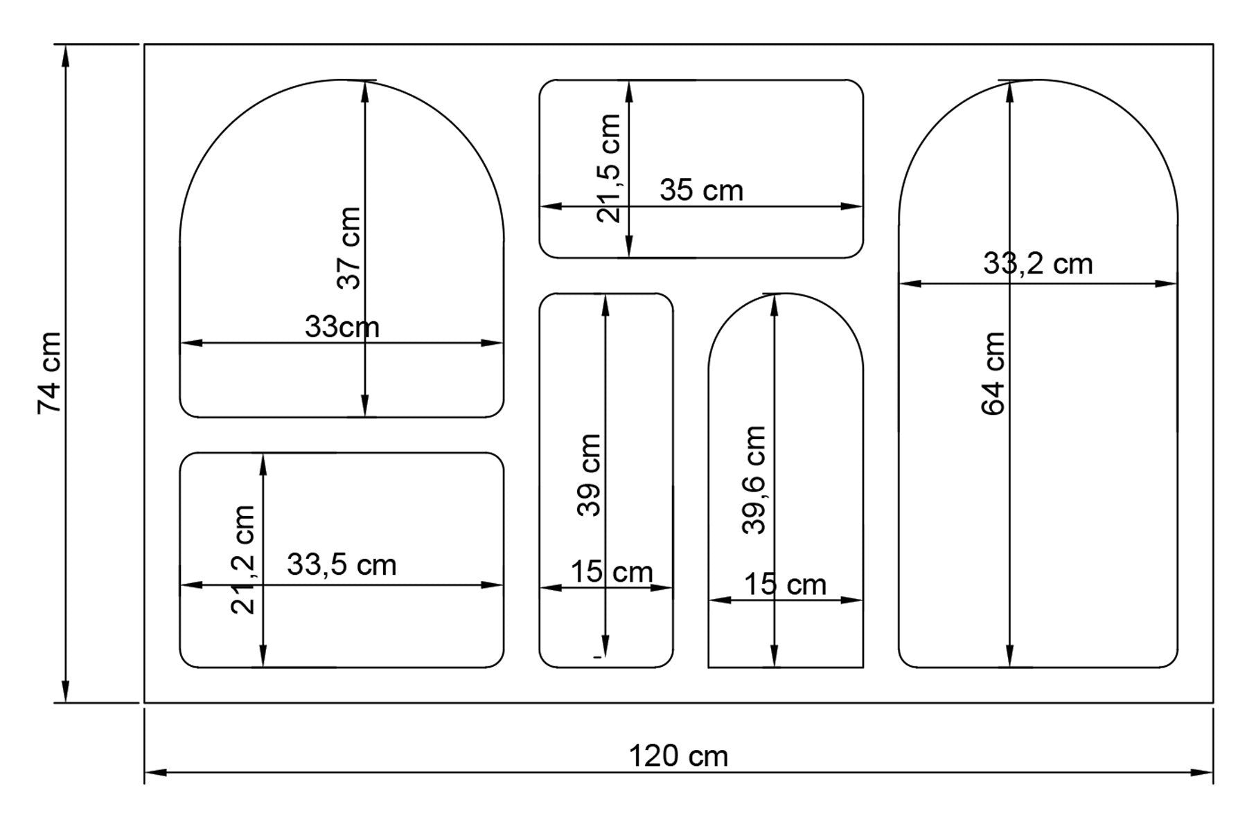 Regał szeroki Advilis 120 cm z pięcioma półkami biały
