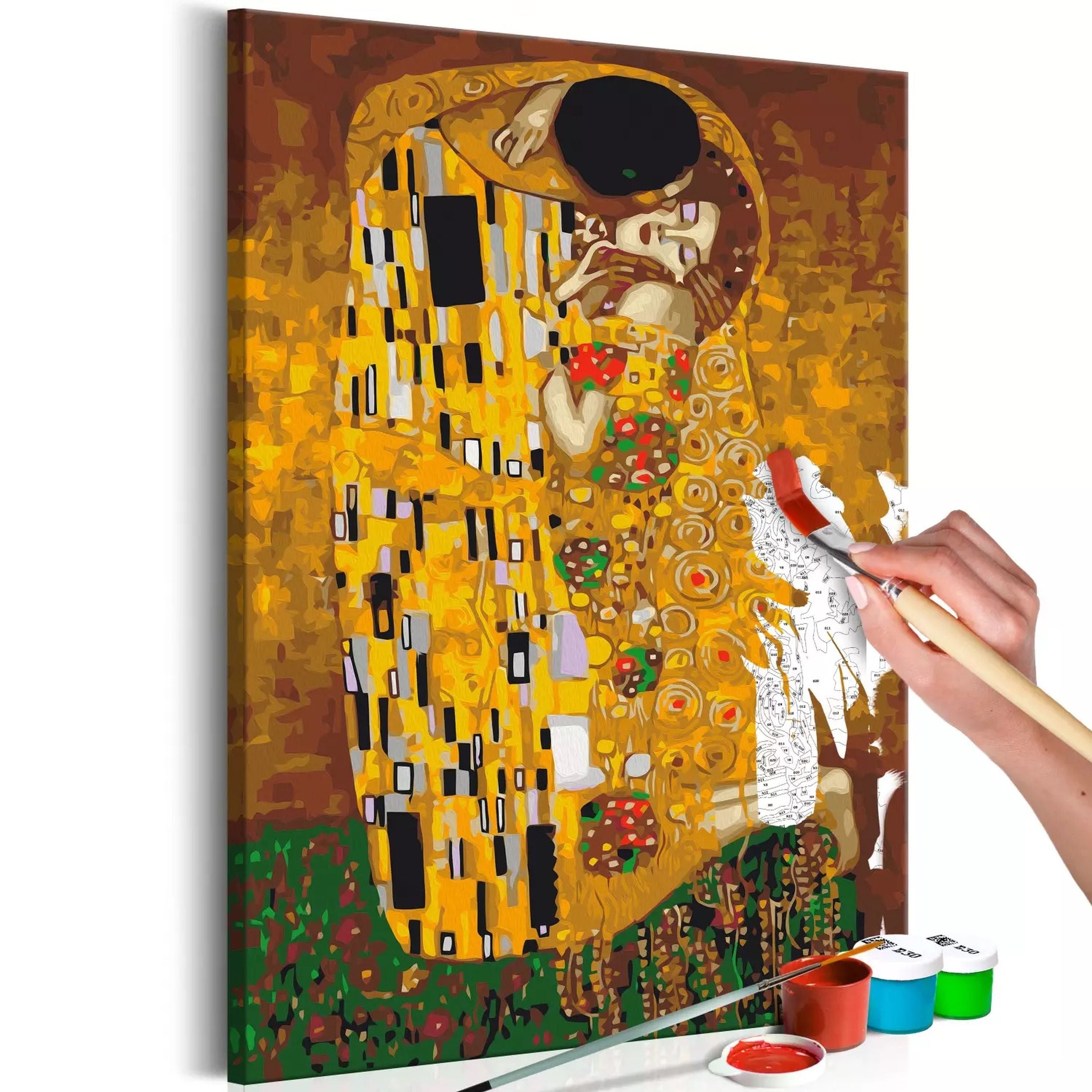 Obraz do malowania po numerach Pocałunek Gustav Klimt 60x40 cm
