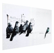 Plakat Gołębie 90x60 cm