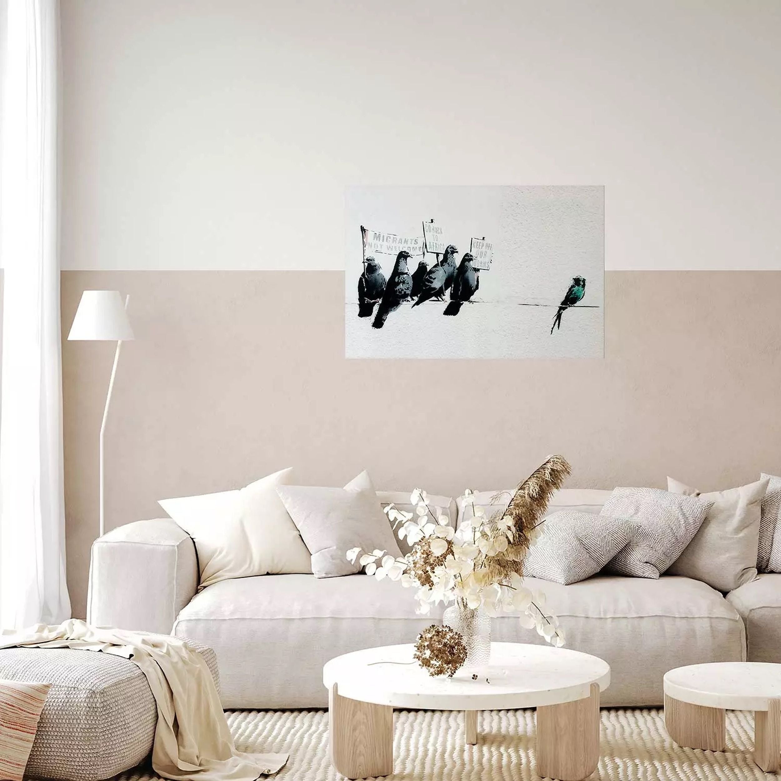 Plakat Gołębie 90x60 cm