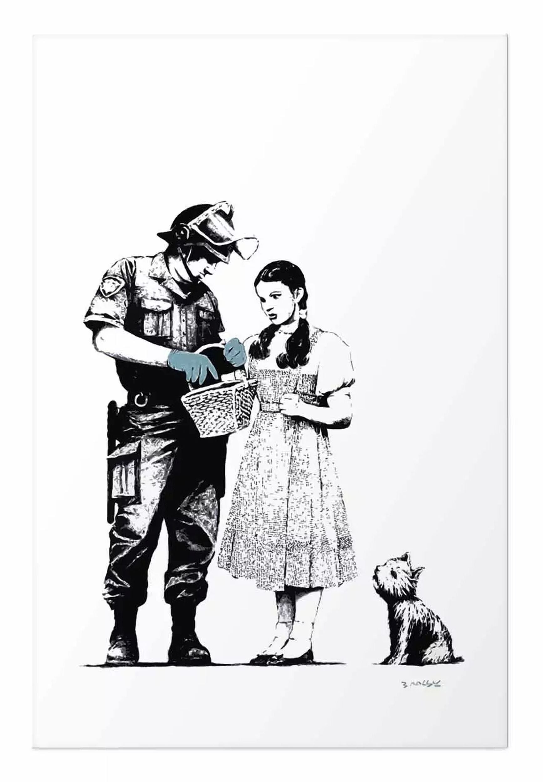 Plakat Dorotka i policjant 90x60 cm