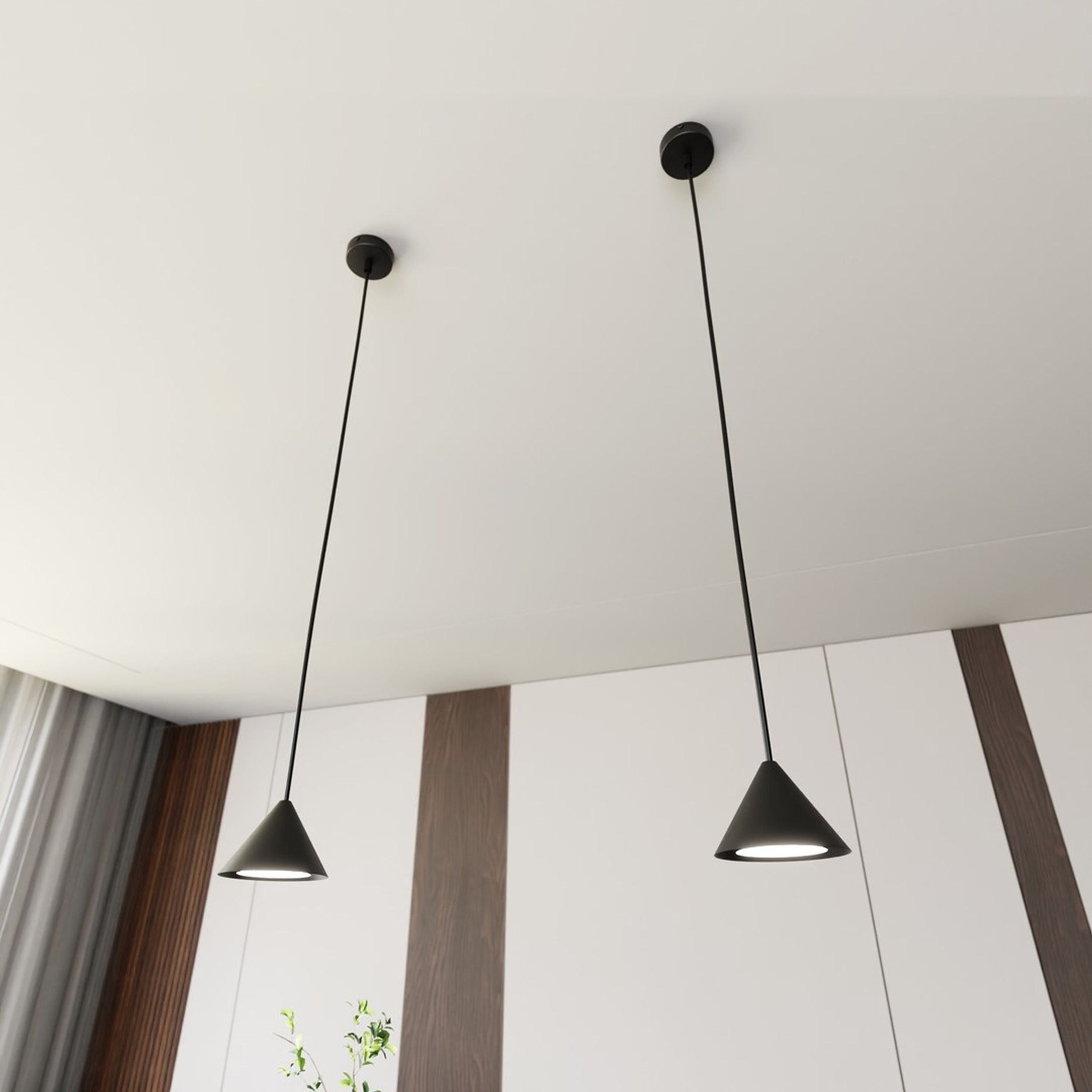 Lampa wisząca Elit czarna x1