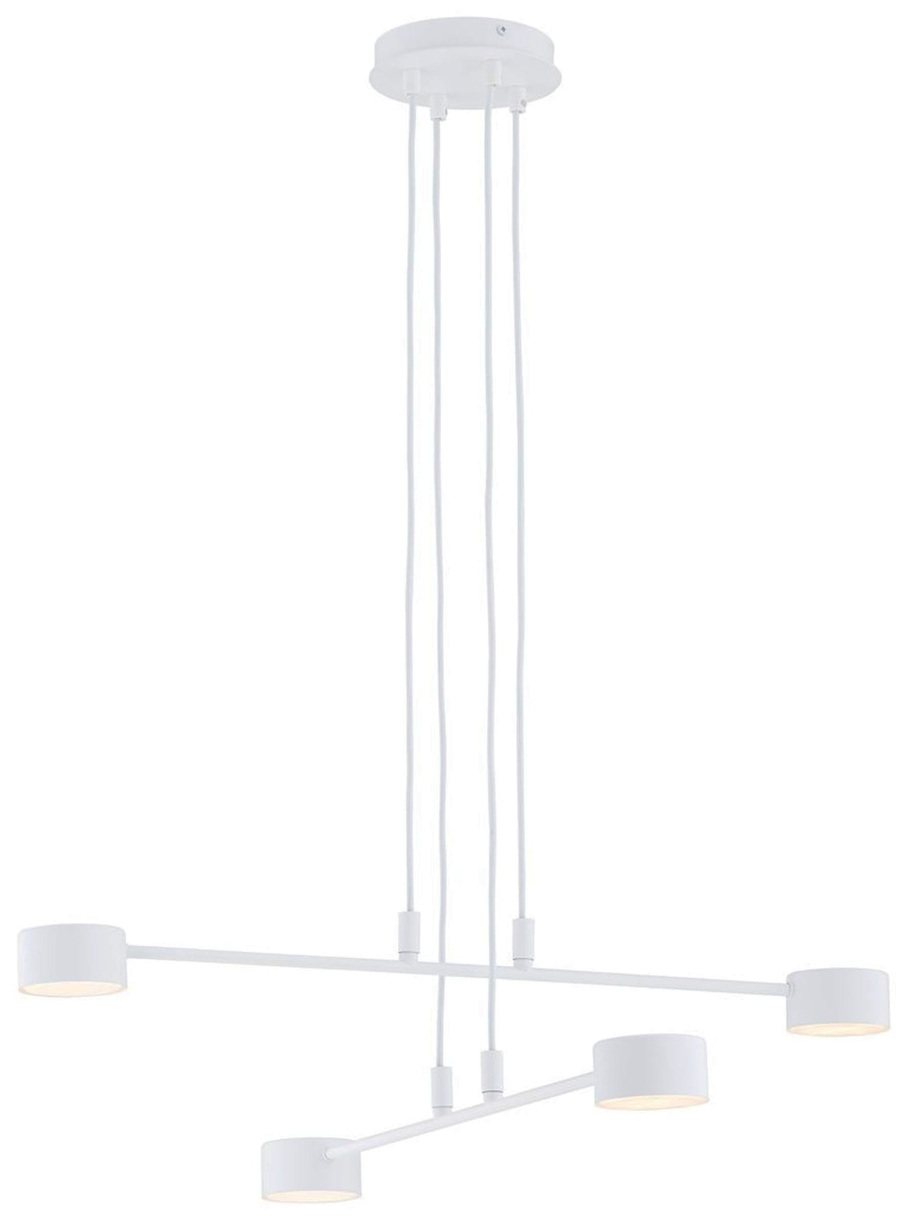 Lampa wisząca Moddus biała x4