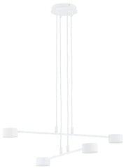 Lampa wisząca Moddus biała x4
