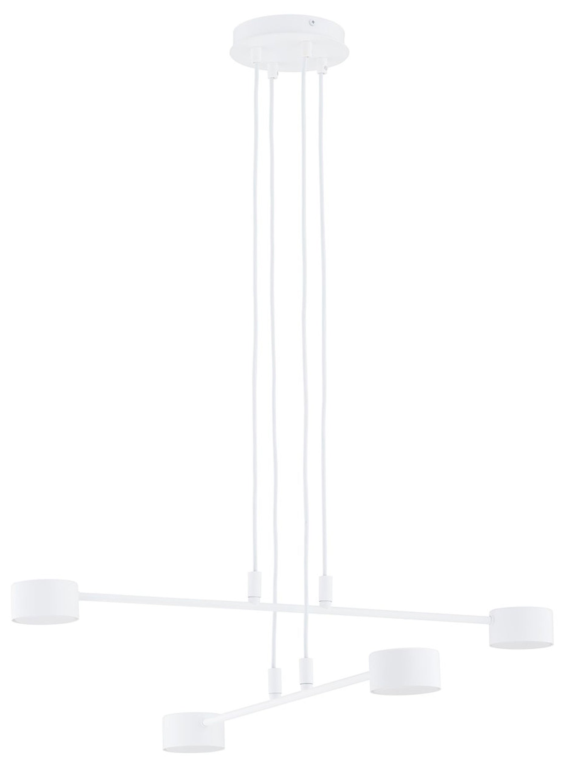 Lampa wisząca Moddus biała x4