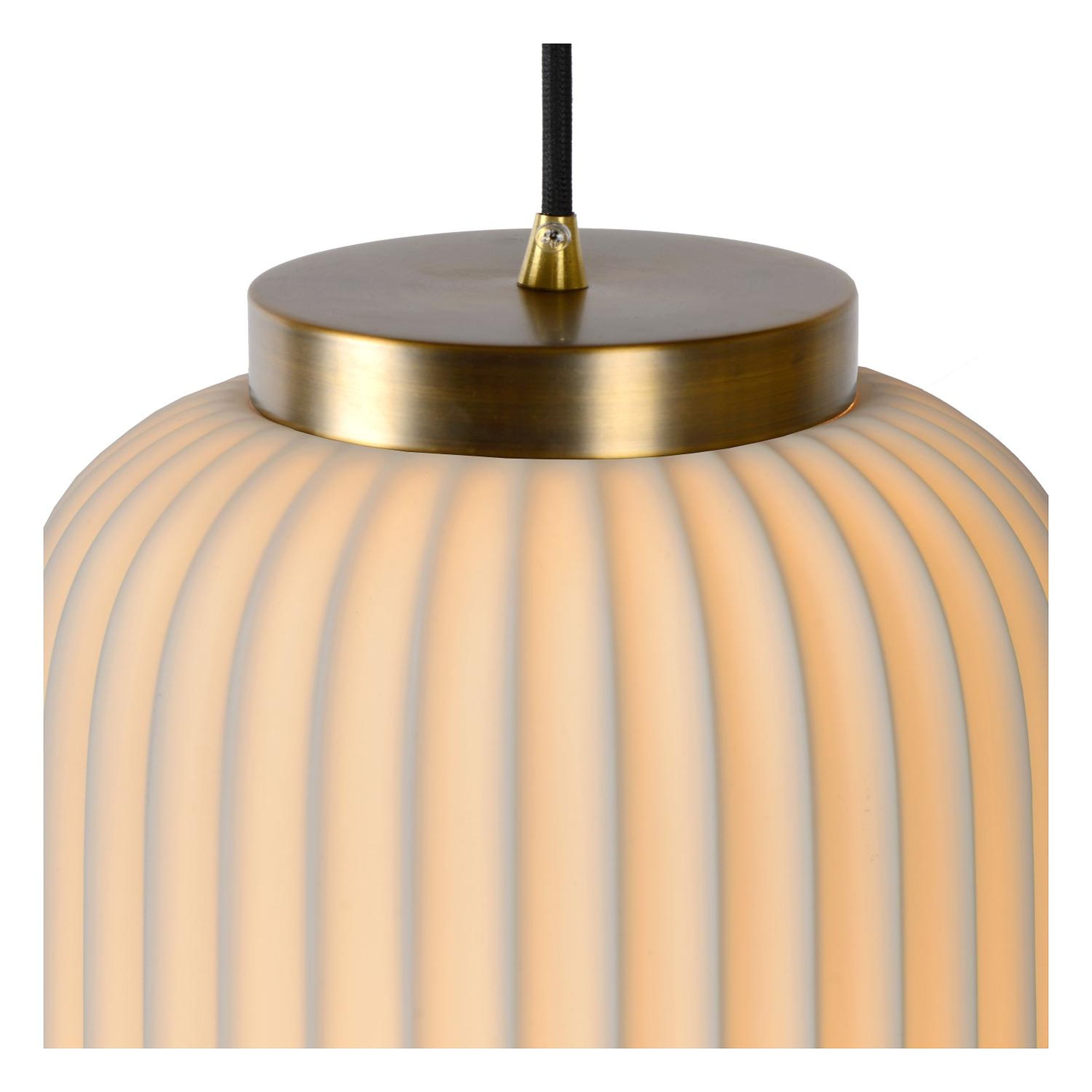 Lampa wisząca Gosse x1 złoto-biała