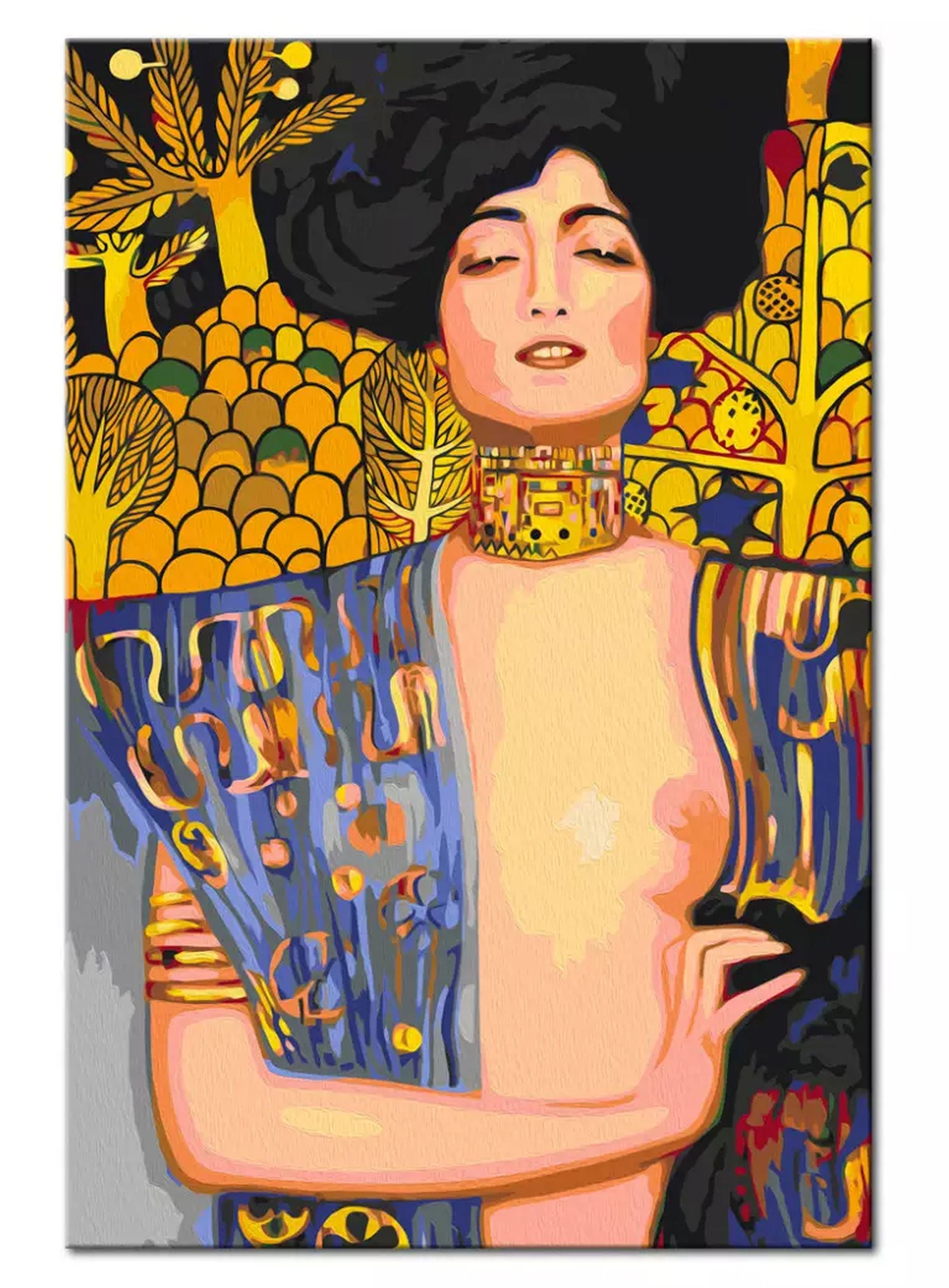 Obraz do malowania po numerach Judyta z głową Holofernesa Gustav Klimt 60x40 cm