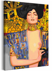 Obraz do malowania po numerach Judyta z głową Holofernesa Gustav Klimt 60x40 cm