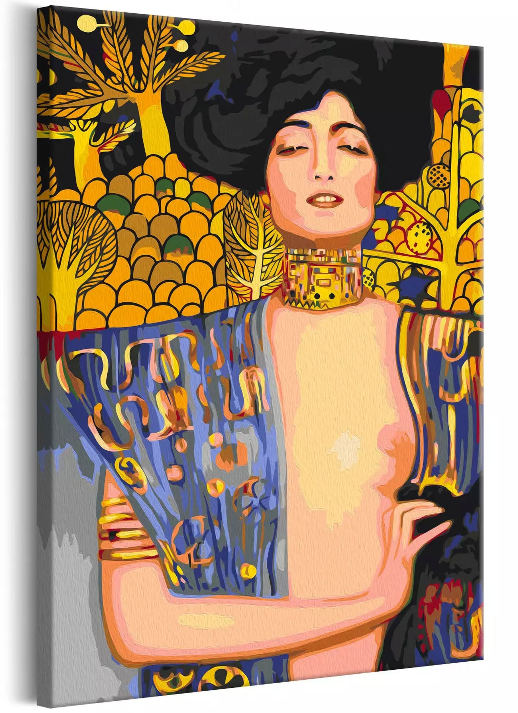 Obraz do malowania po numerach Judyta z głową Holofernesa Gustav Klimt 60x40 cm
