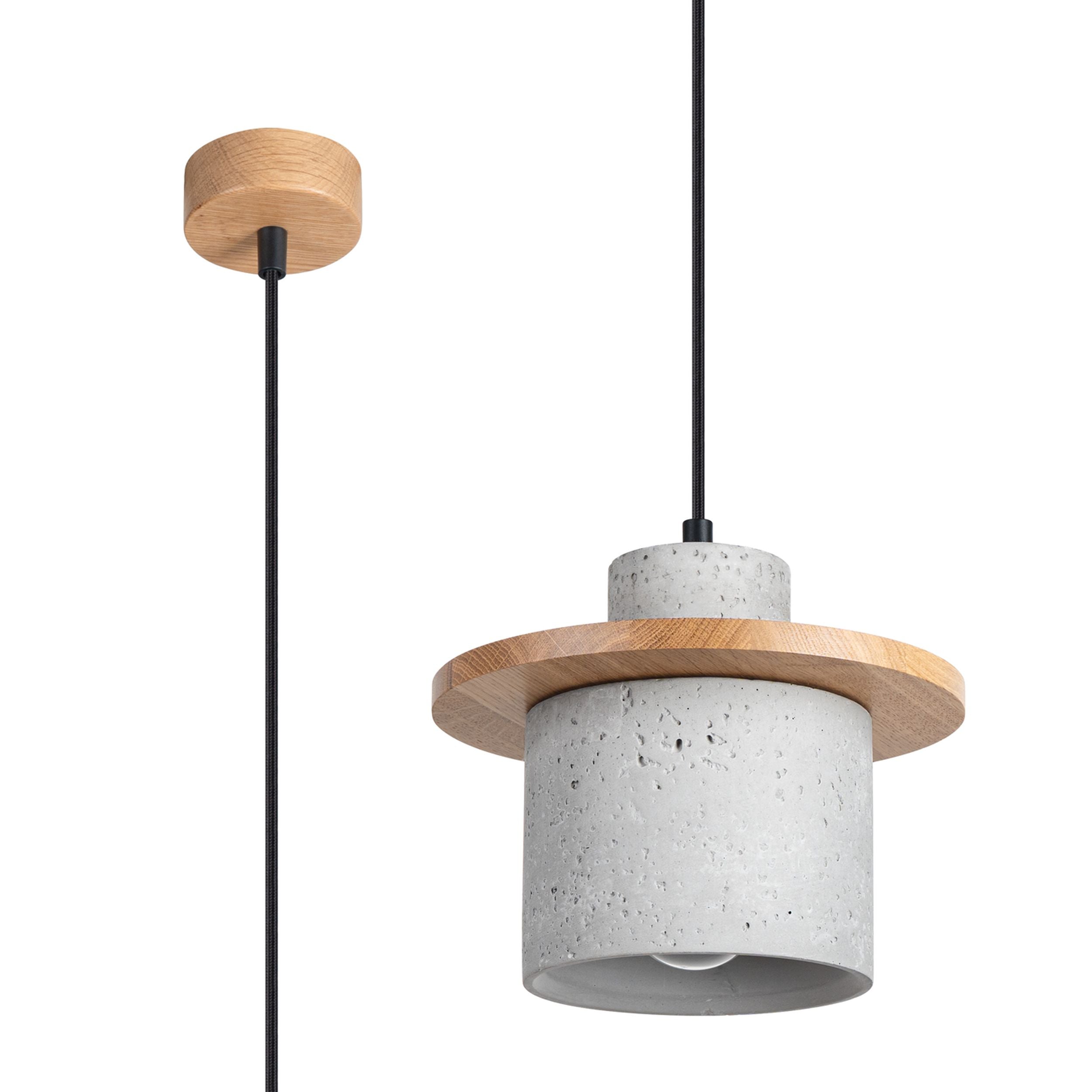 Lampa wisząca Mab beton