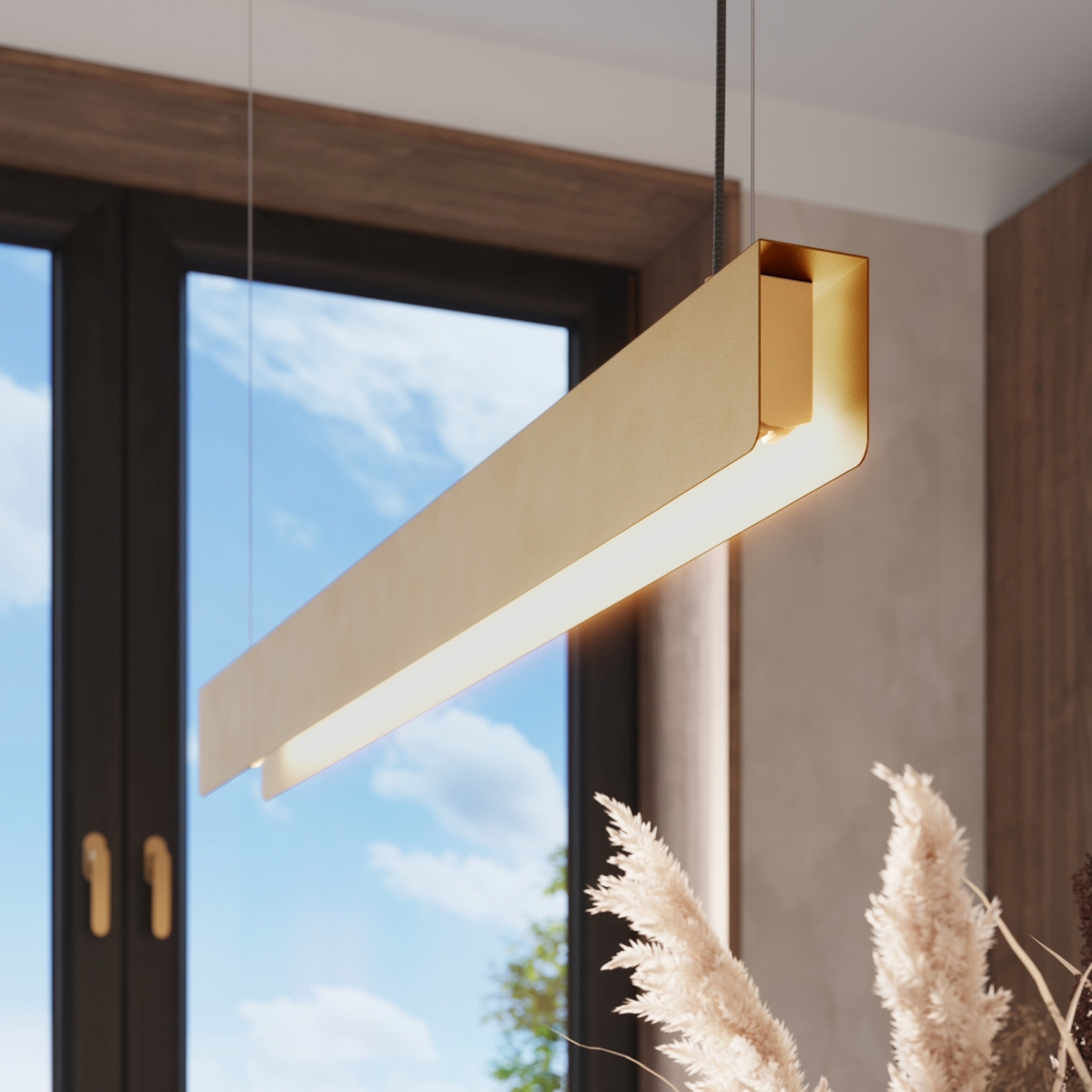 Lampa wisząca Spark złota