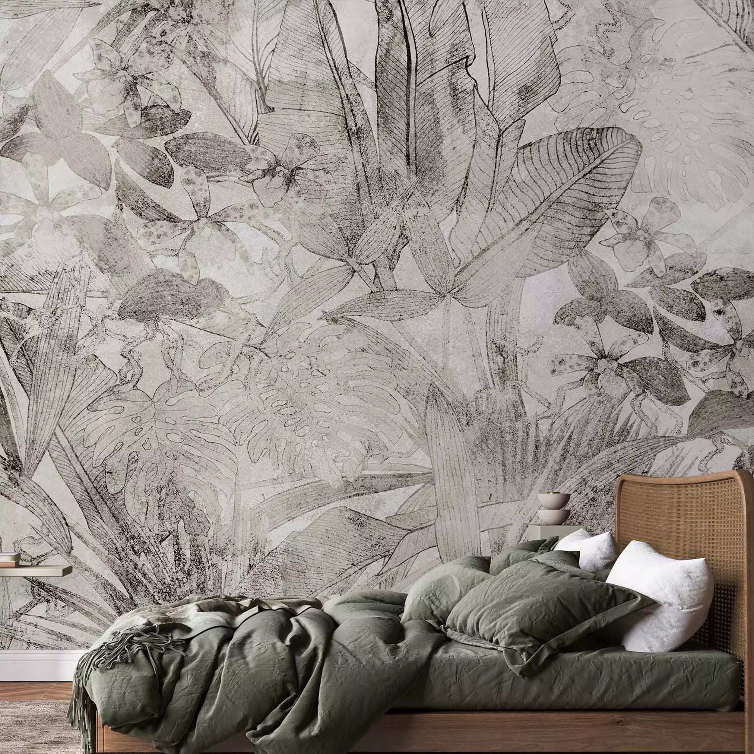 Fototapeta Dekoracyjne rośliny 350x256 cm