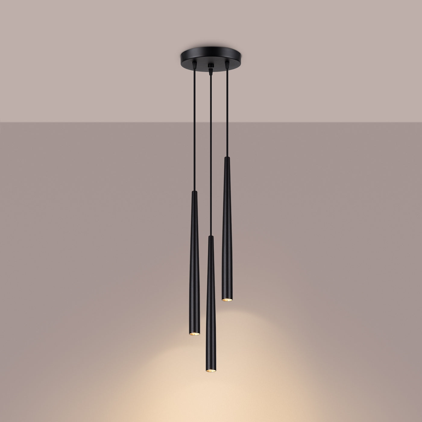 Lampa wisząca Bliss 3P czarna