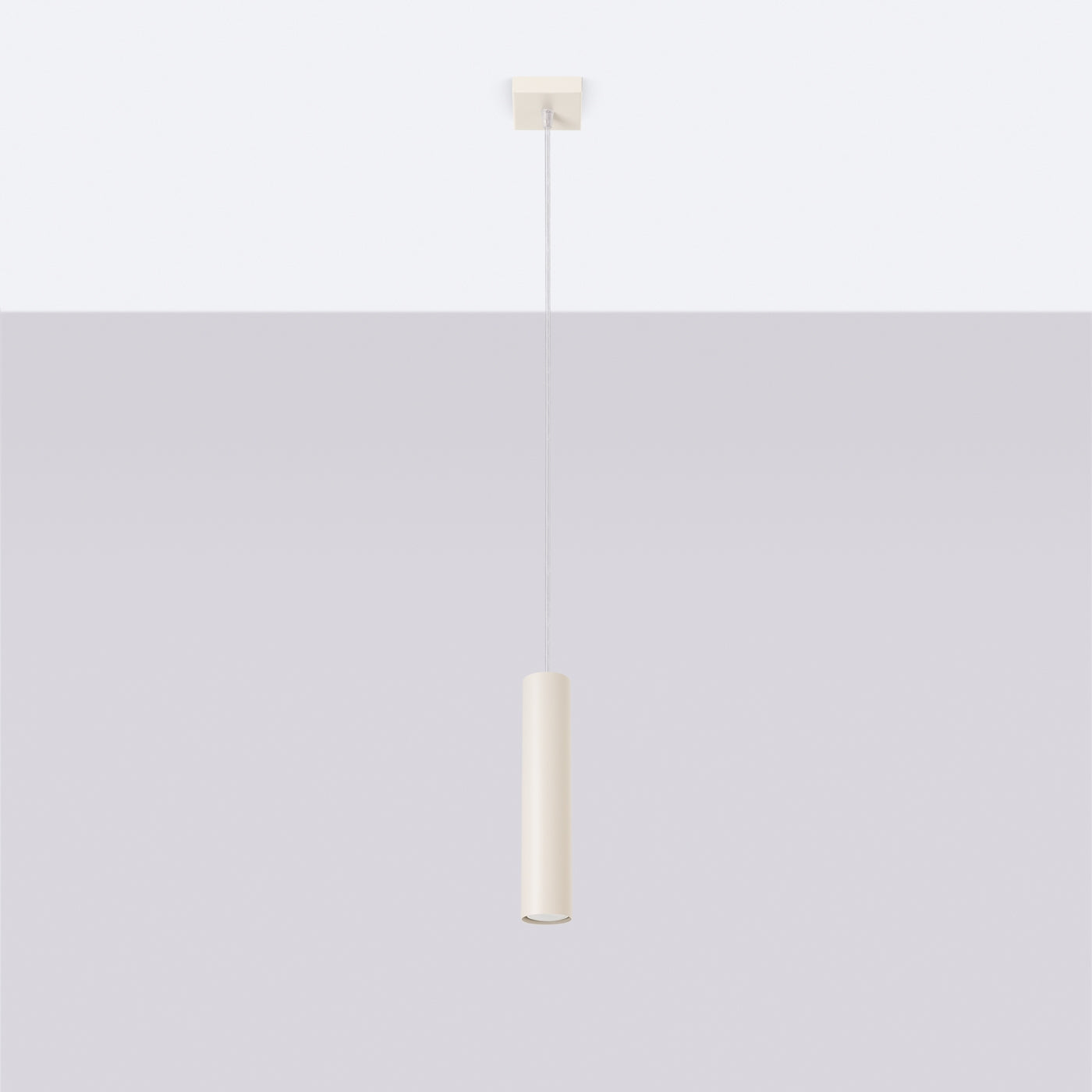 Lampa wisząca Lagos 1 beżowa