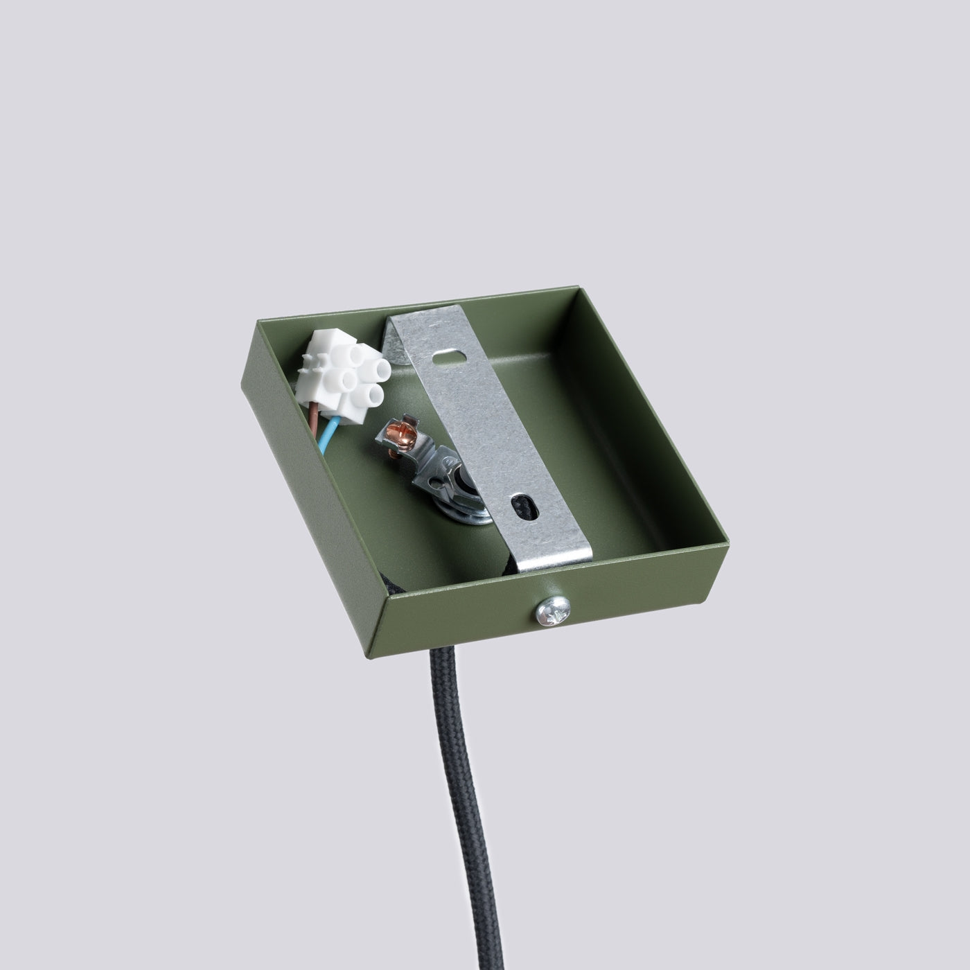 Lampa wisząca Lagos 1 zielona oliwka
