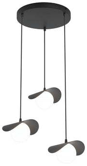 Lampa wisząca Ritual x3 czarna