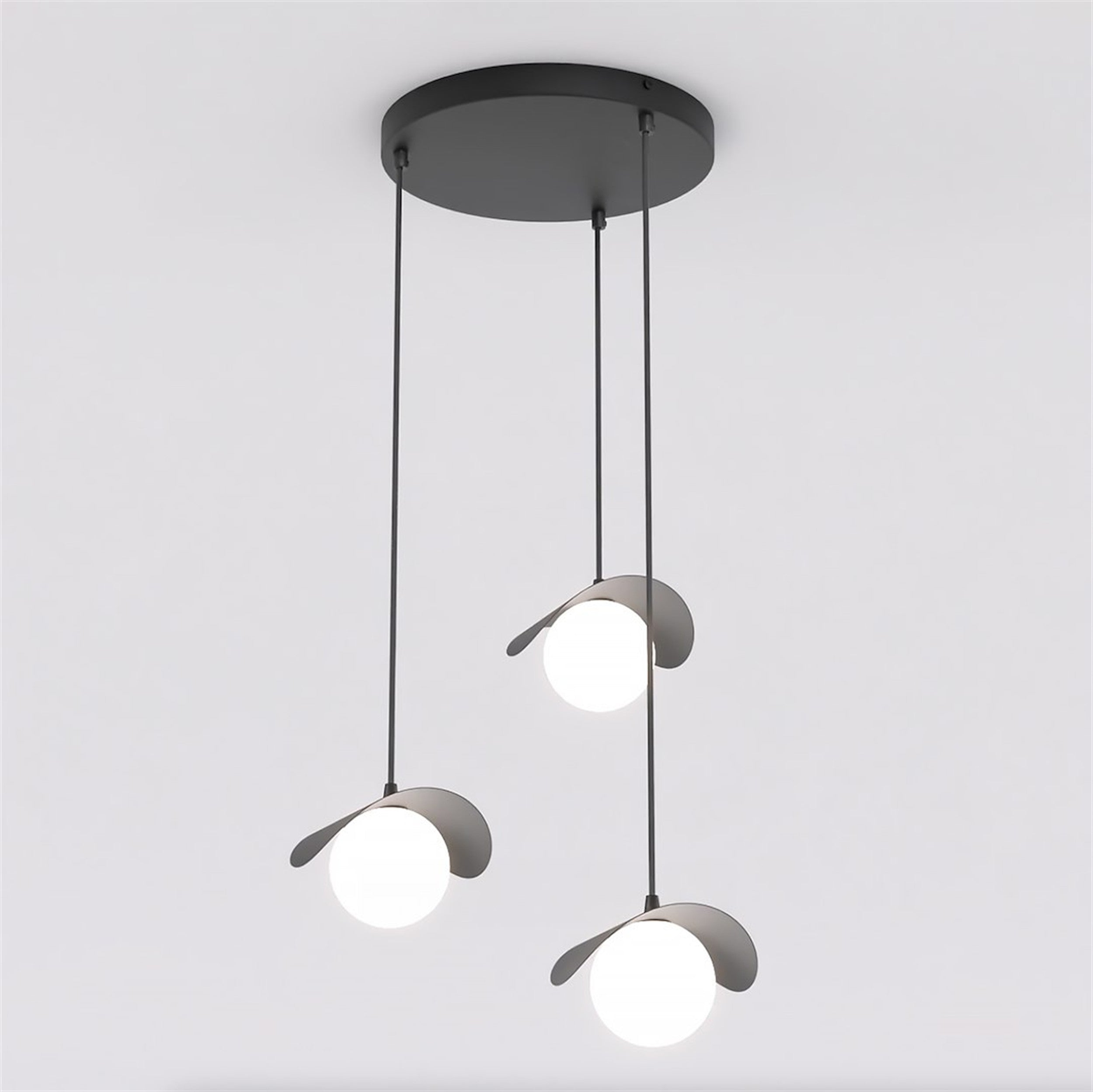 Lampa wisząca Ritual x3 czarna