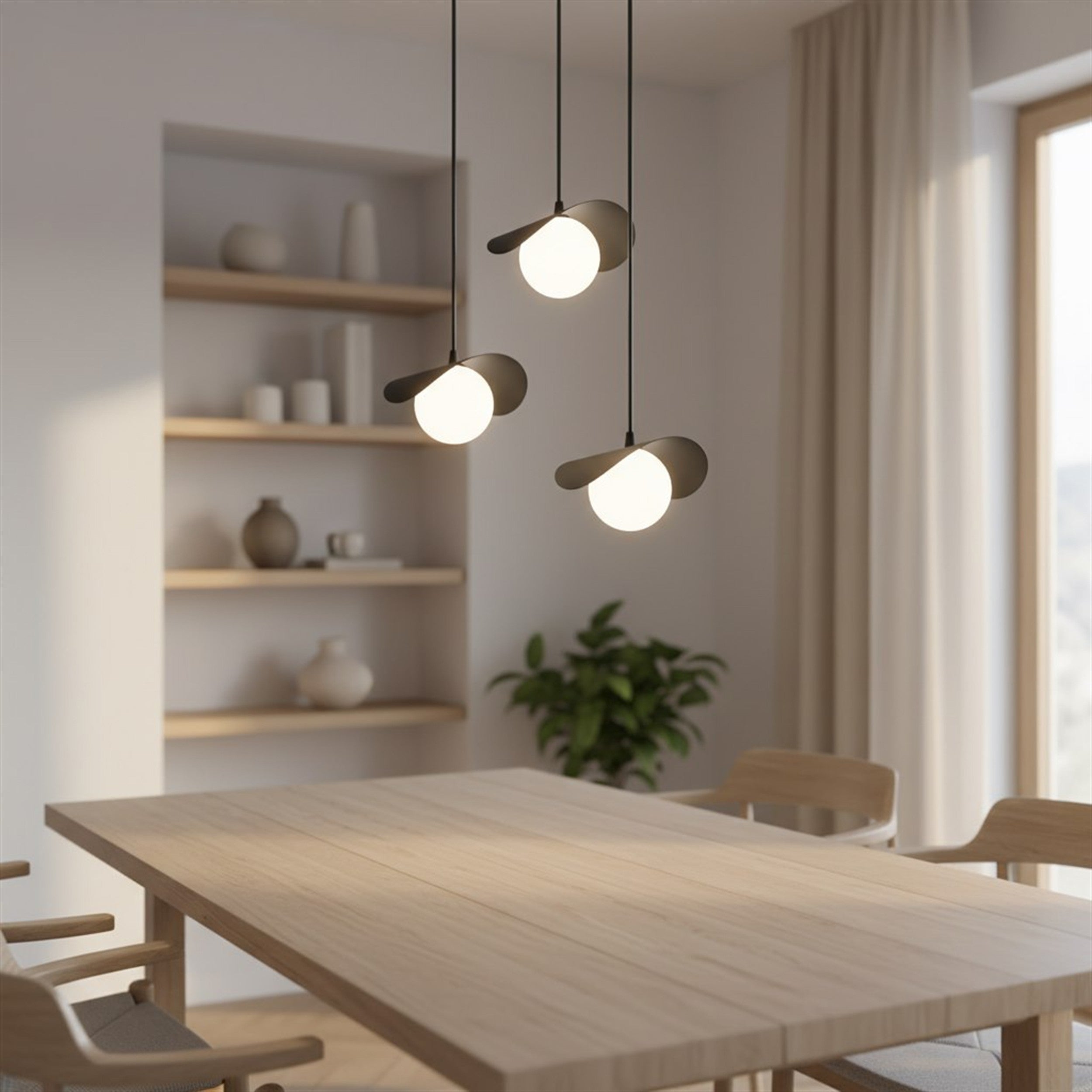 Lampa wisząca Ritual x3 czarna