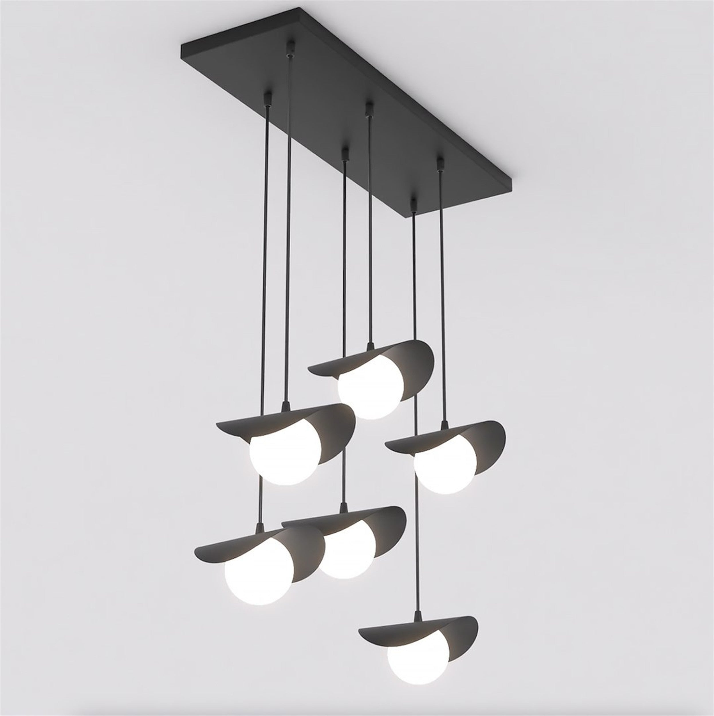 Lampa wisząca Ritual x6 czarna