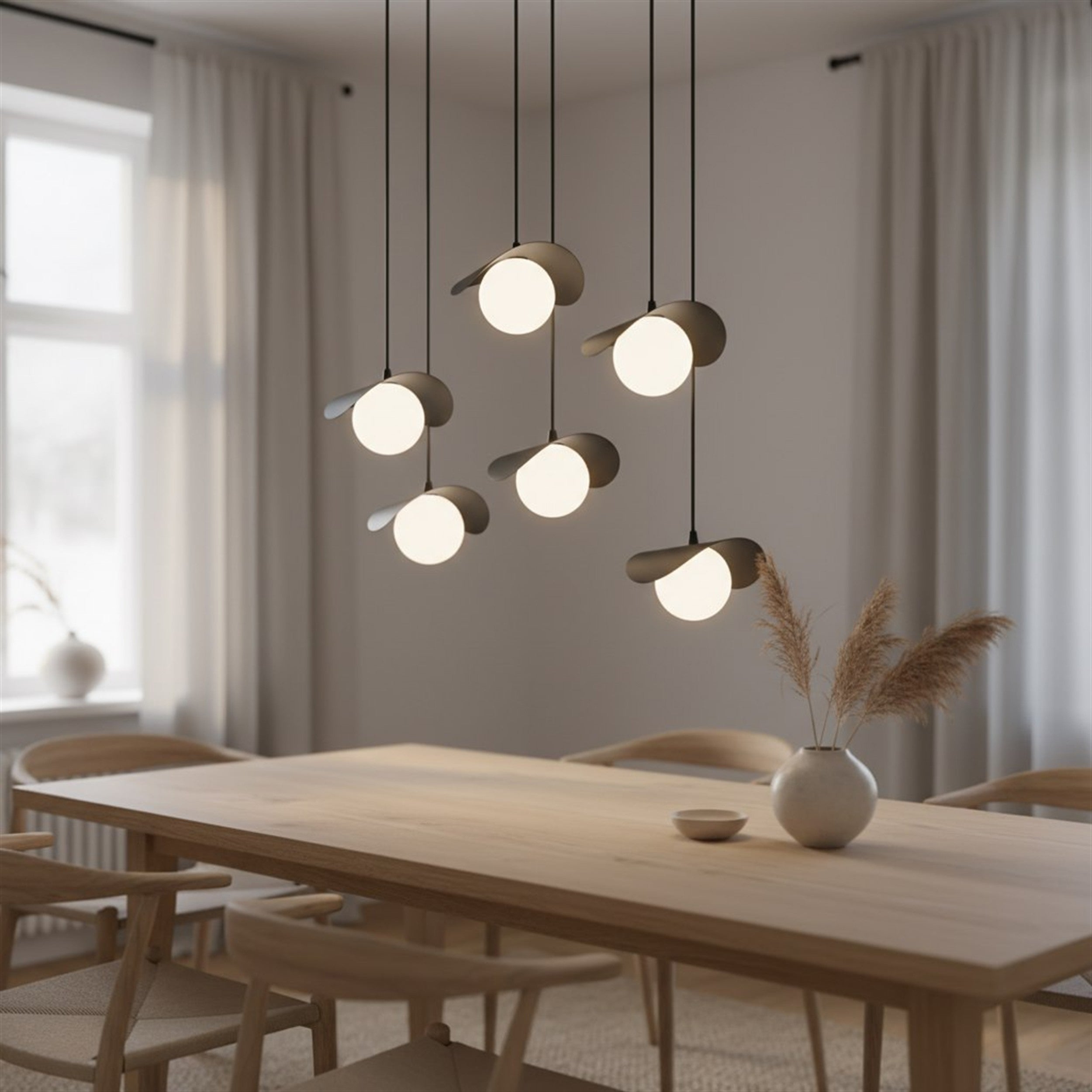 Lampa wisząca Ritual x6 czarna