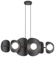 Lampa wisząca Elementi x6 czarna