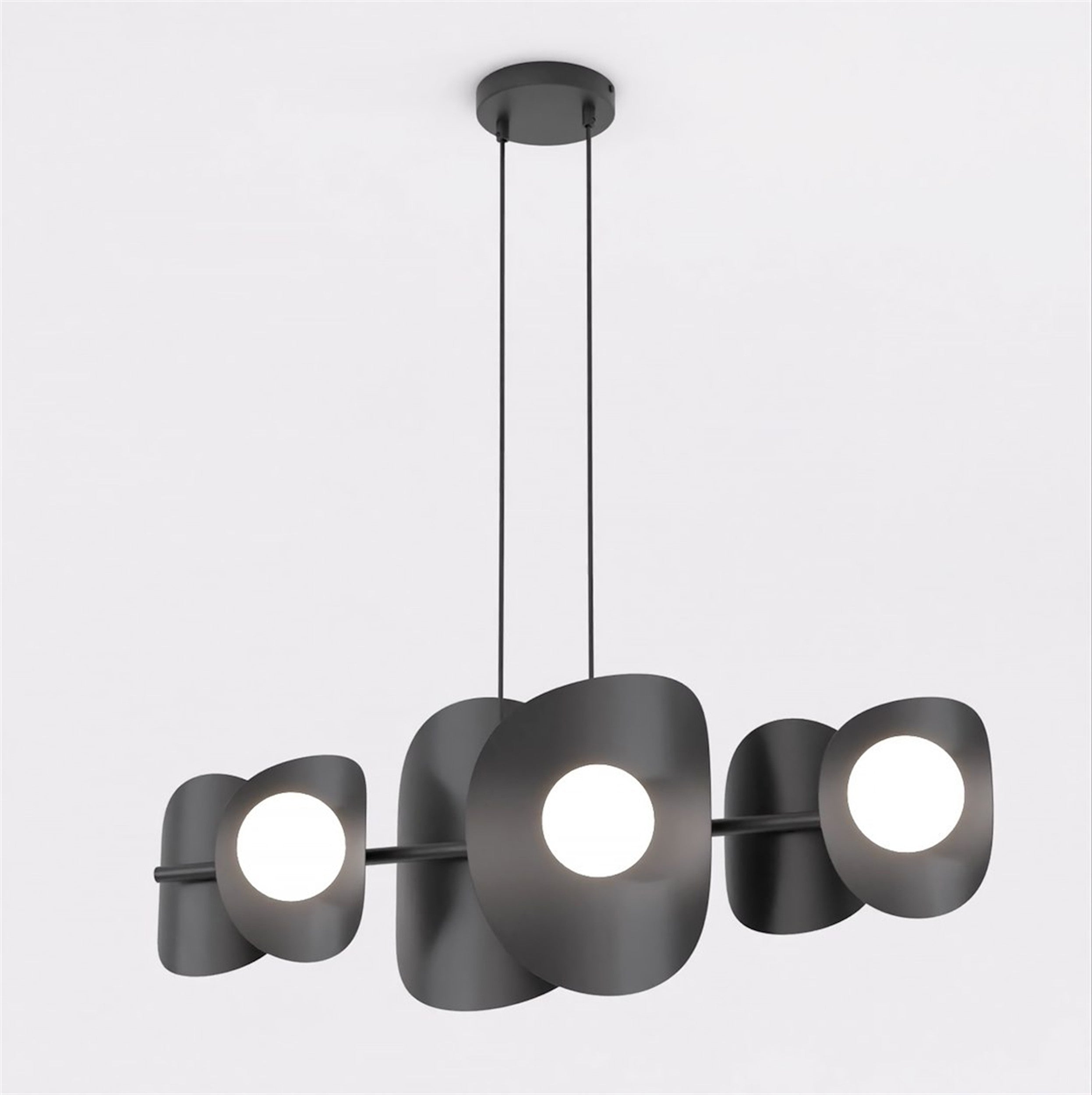 Lampa wisząca Elementi x6 czarna