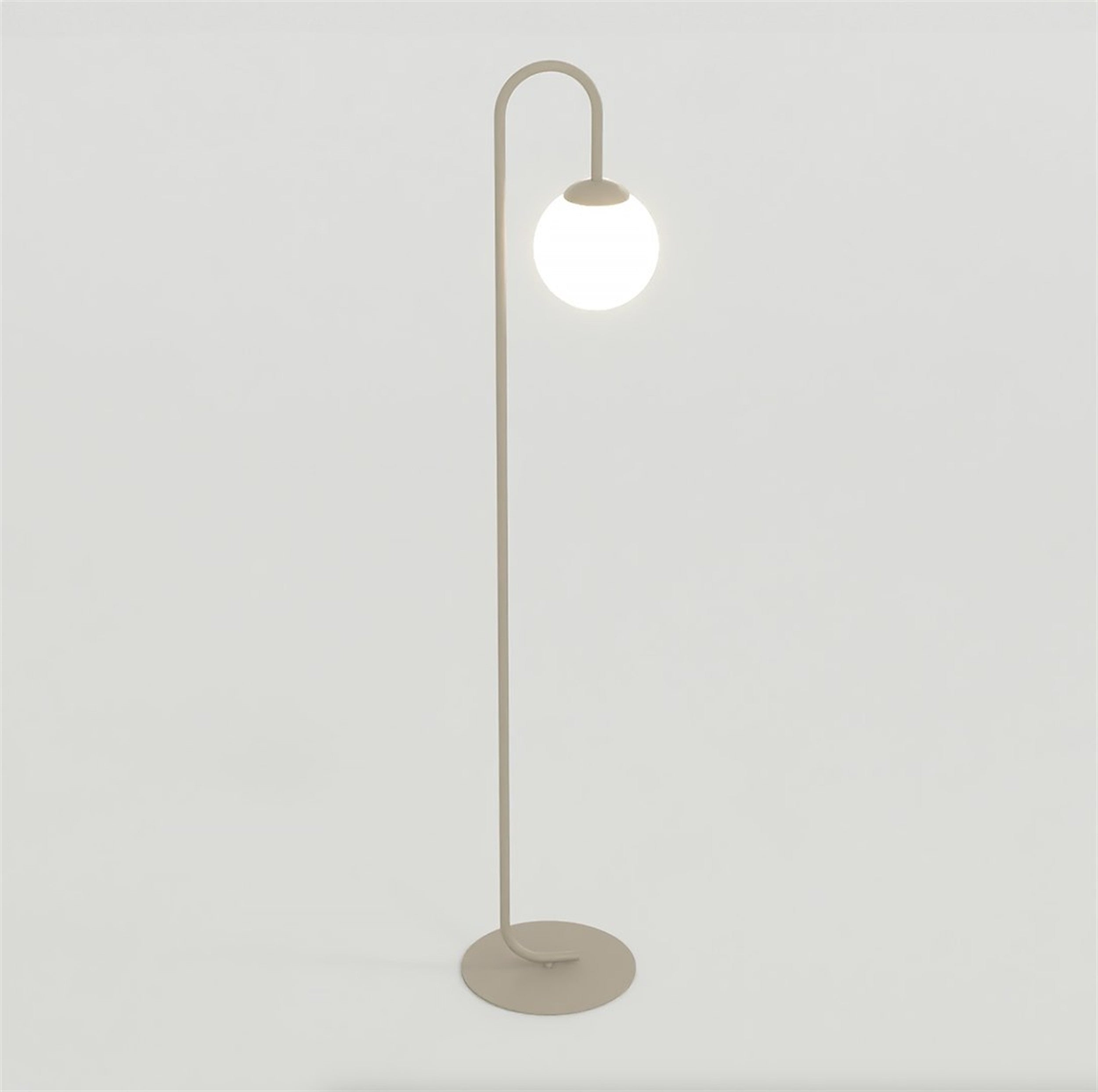 Lampa podłogowa Flor 150 cm mokka