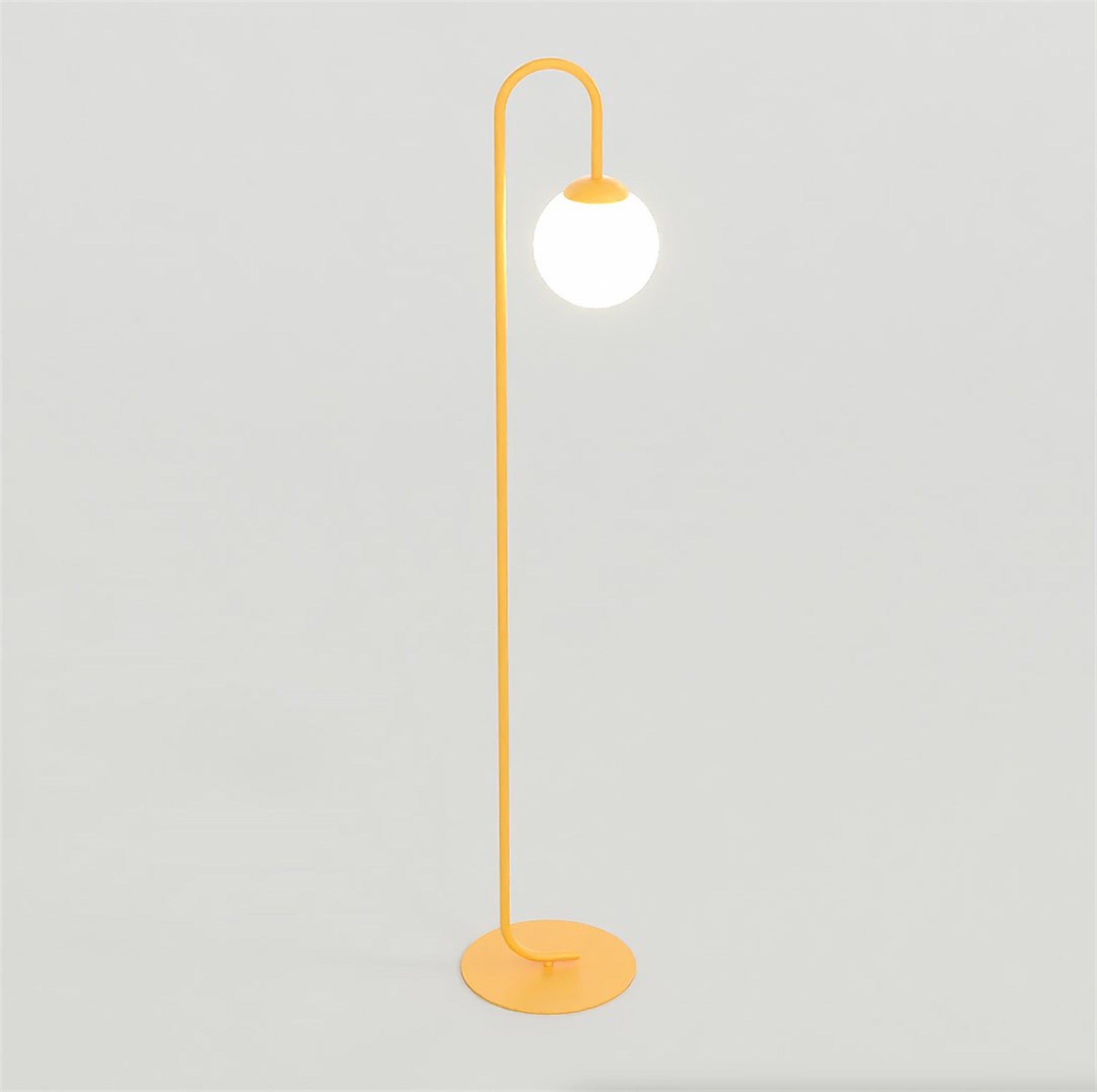 Lampa podłogowa Flor 150 cm pomarańczowa