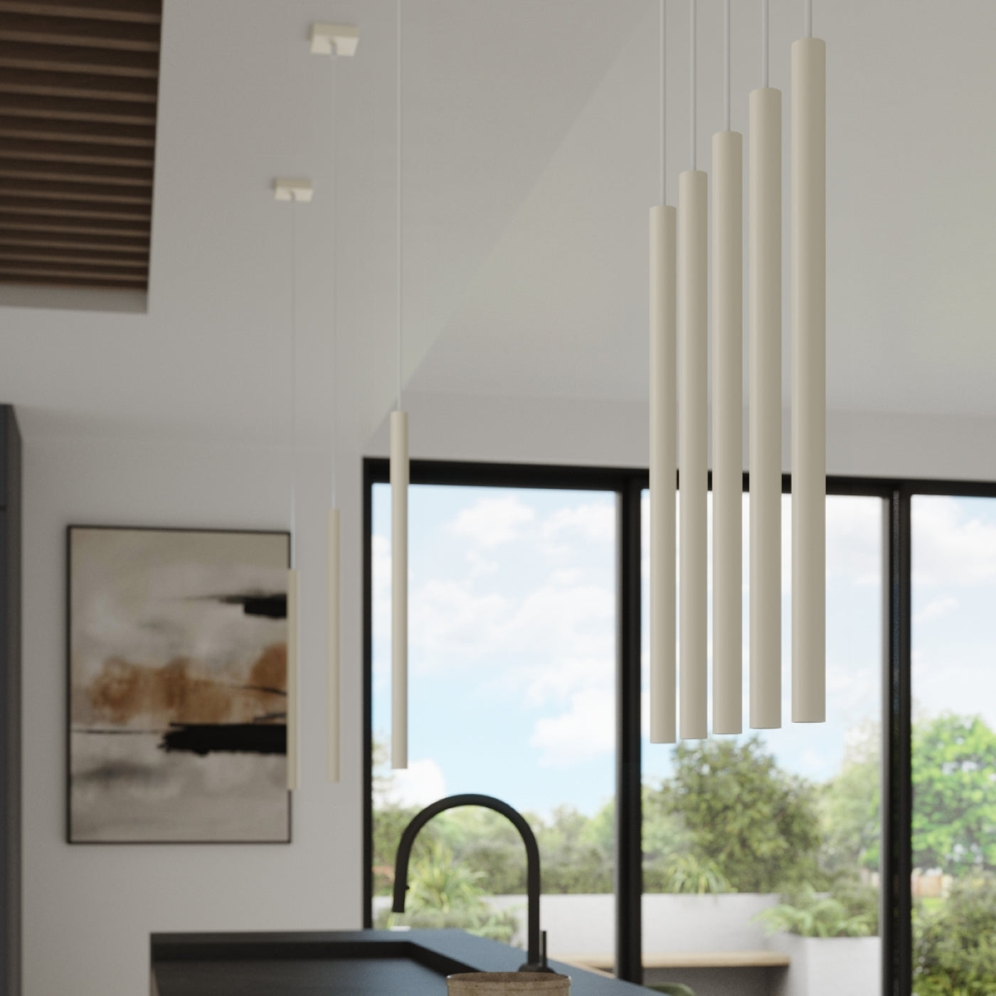 Lampa wisząca Pastelo 1 beżowa